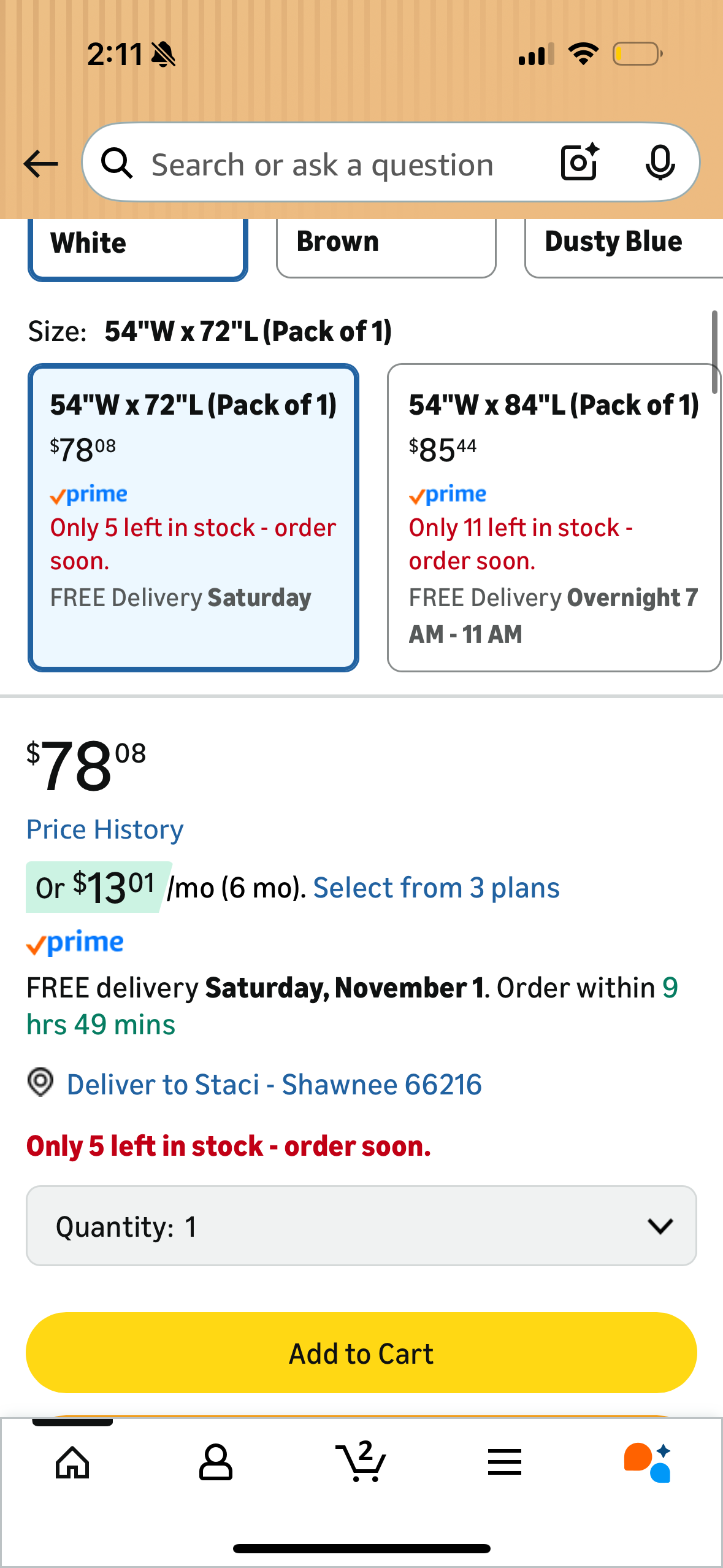 MUMFAS White Pinch Pleated Curtain Room Darkening Drape Full Blackout Linen Curtain for Meetingroom/Patio Door/Theater/Living Room（1 Panel） 54" W x 72" L