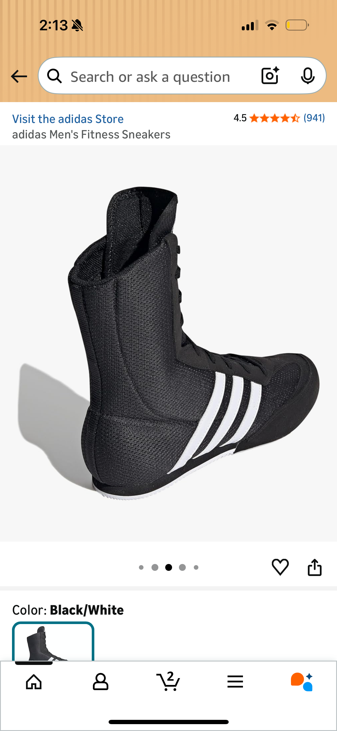 adidas Men's Fitness Sneakers (Size US 11.5)