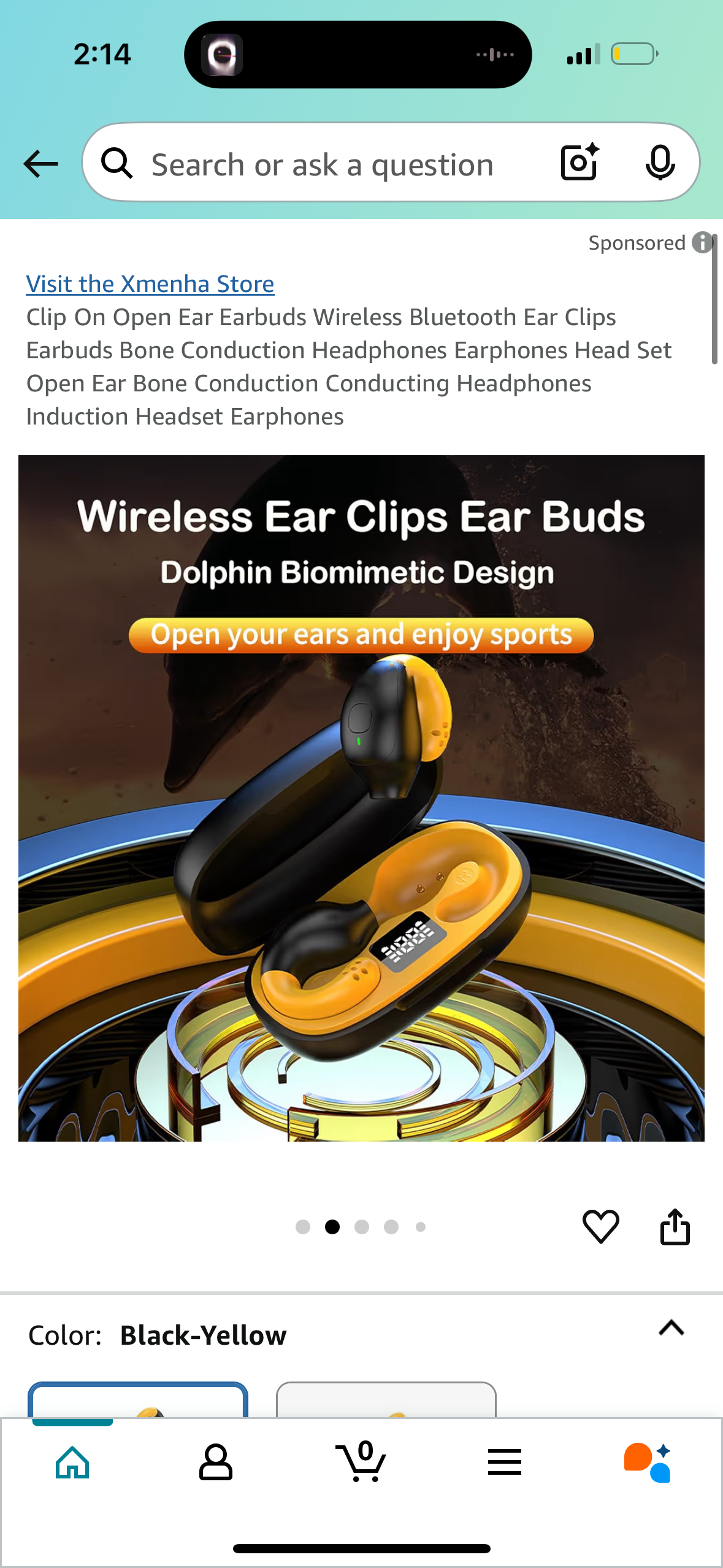 Clip On Open Ear Earbuds Wireless Bluetooth Ear Clips Earbuds Bone Conduction Headphones Earphones Head Set Open Ear Bone Conduction Conducting Headphones Induction Headset Earphones