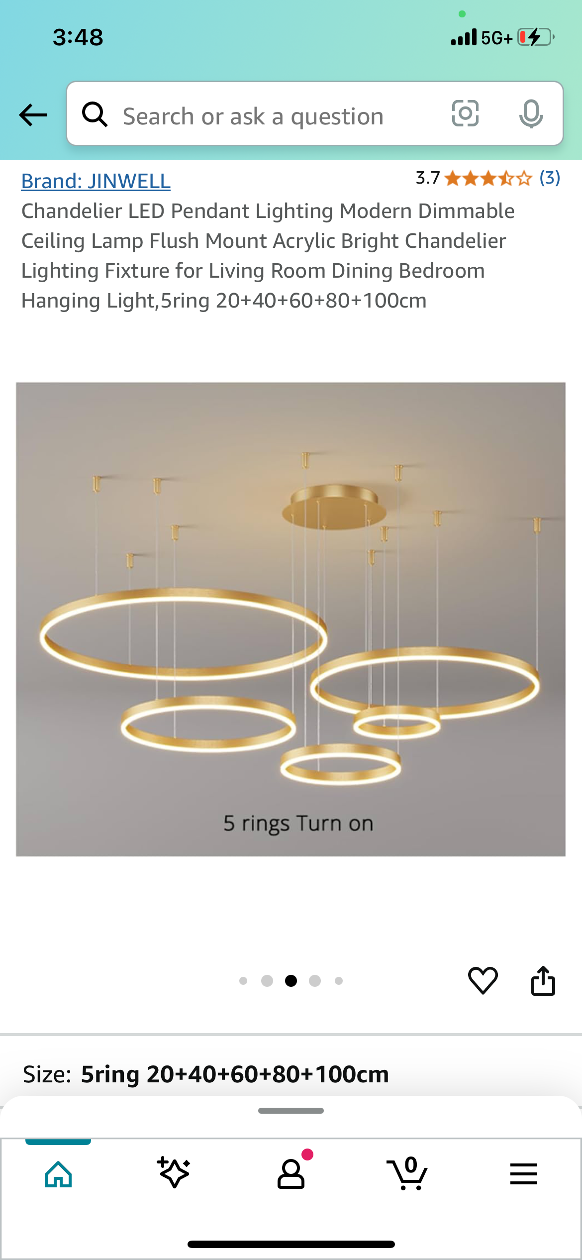 New - Modern LED Chandelier (L710)