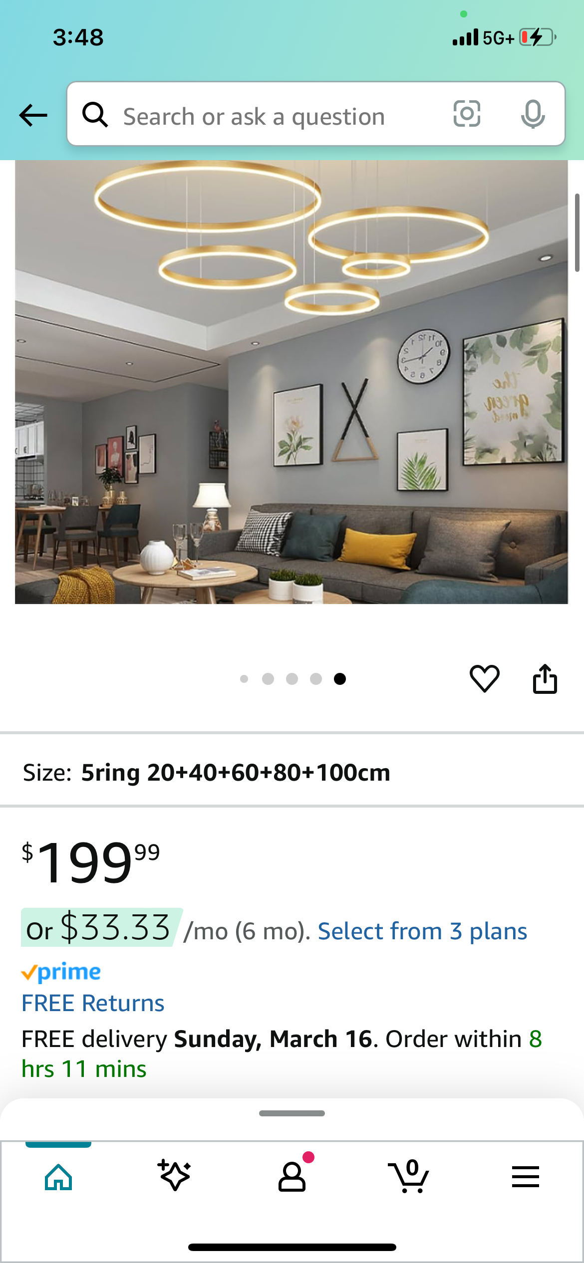 New - Modern LED Chandelier (L710)