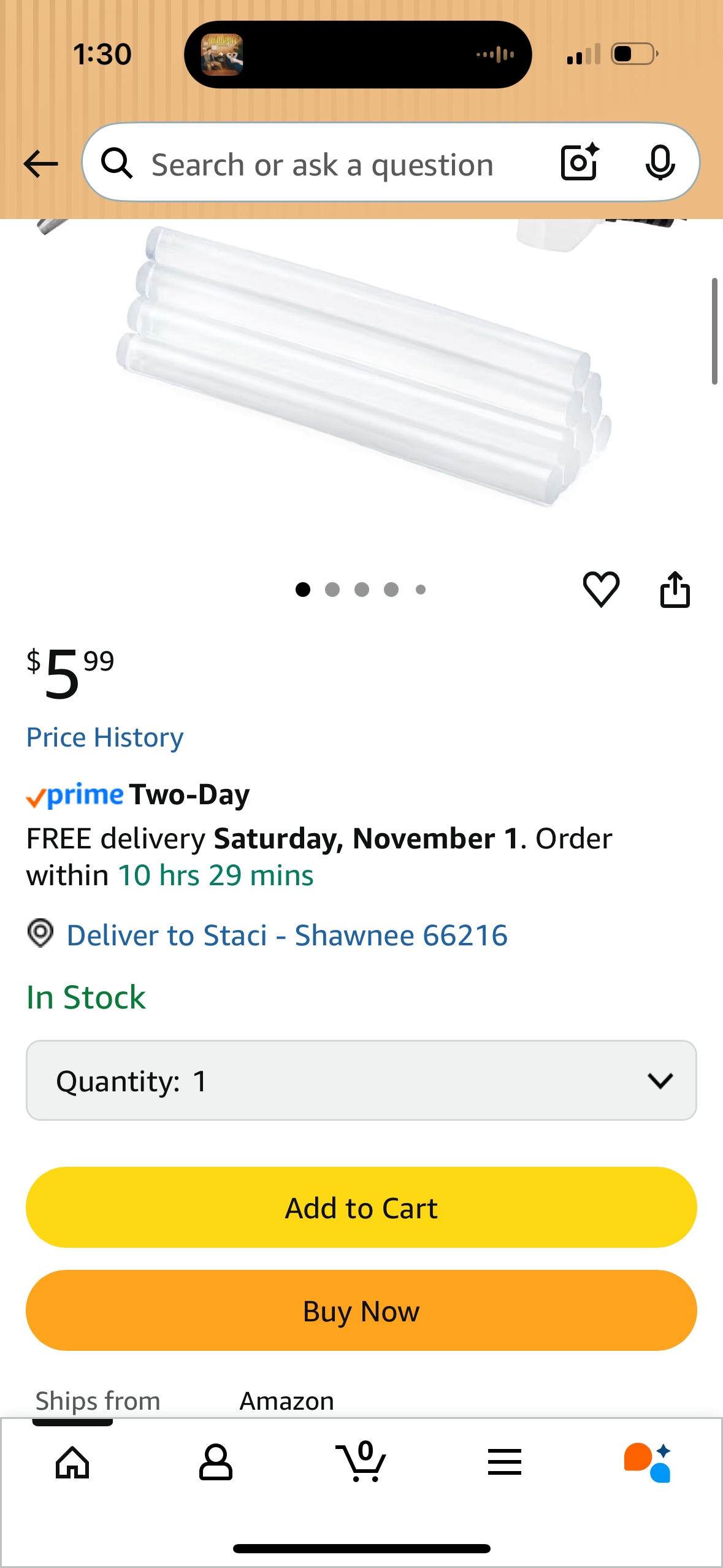 Mr. Pen- Mini Hot Glue Gun and Sticks Set, Heavy Duty Glue Gun with 10 pcs Sticks