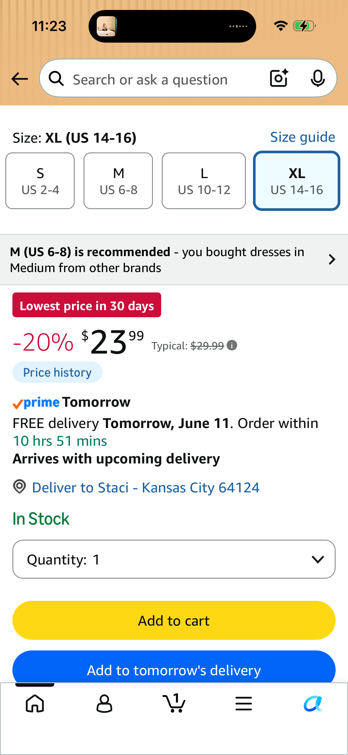 FENSACE Womens Casual Shirt Dress Ruffle Sleeve Button Down Shift Summer Dresses with Pockets (Size X-Large)