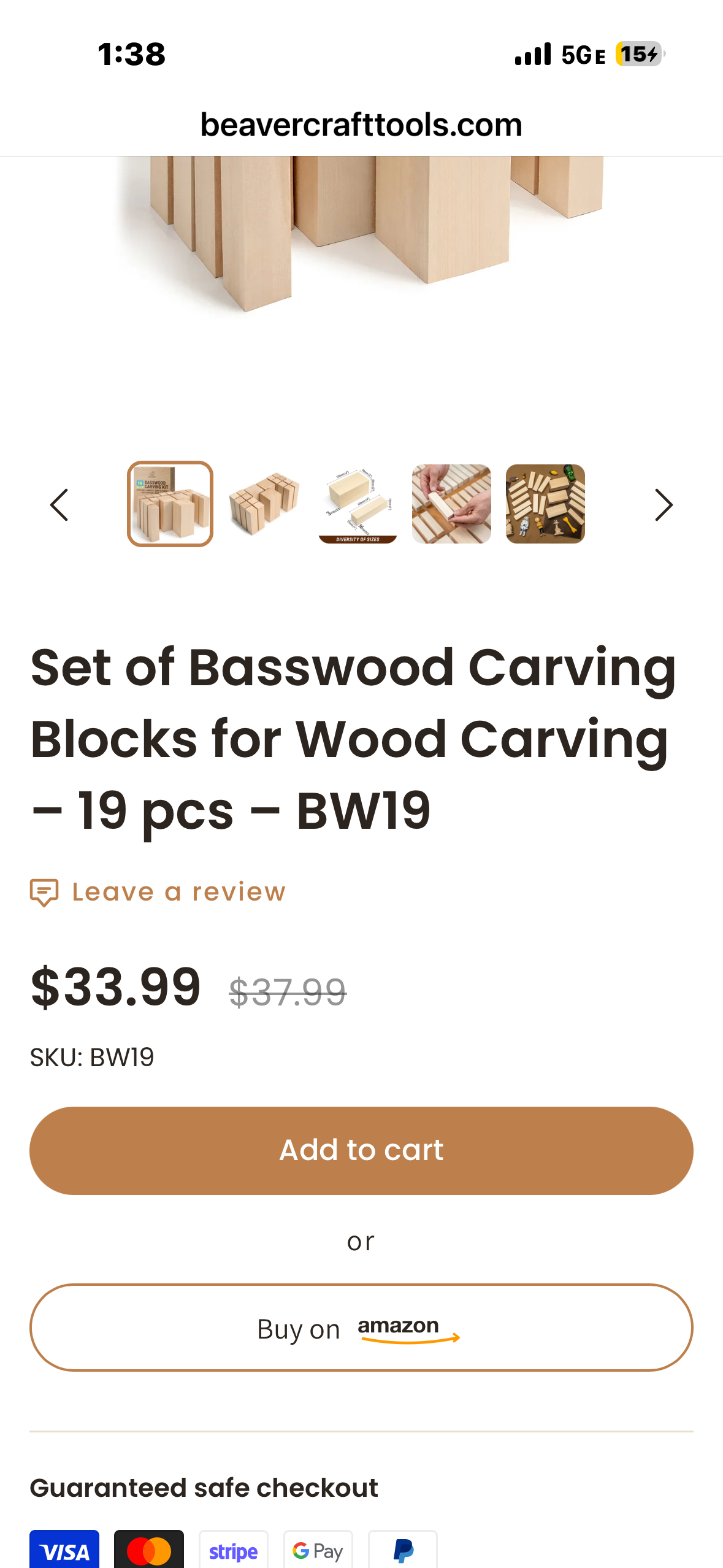 Falling in Art Basswood Carving Blocks, 19Pcs Whittling Wood Carving Kit, Carving Wooden Blocks for Crafting, Ideal for Beginners and Professional Artists(4 * 2 * 2 3pc& 4 * 1 * 1 16pc)