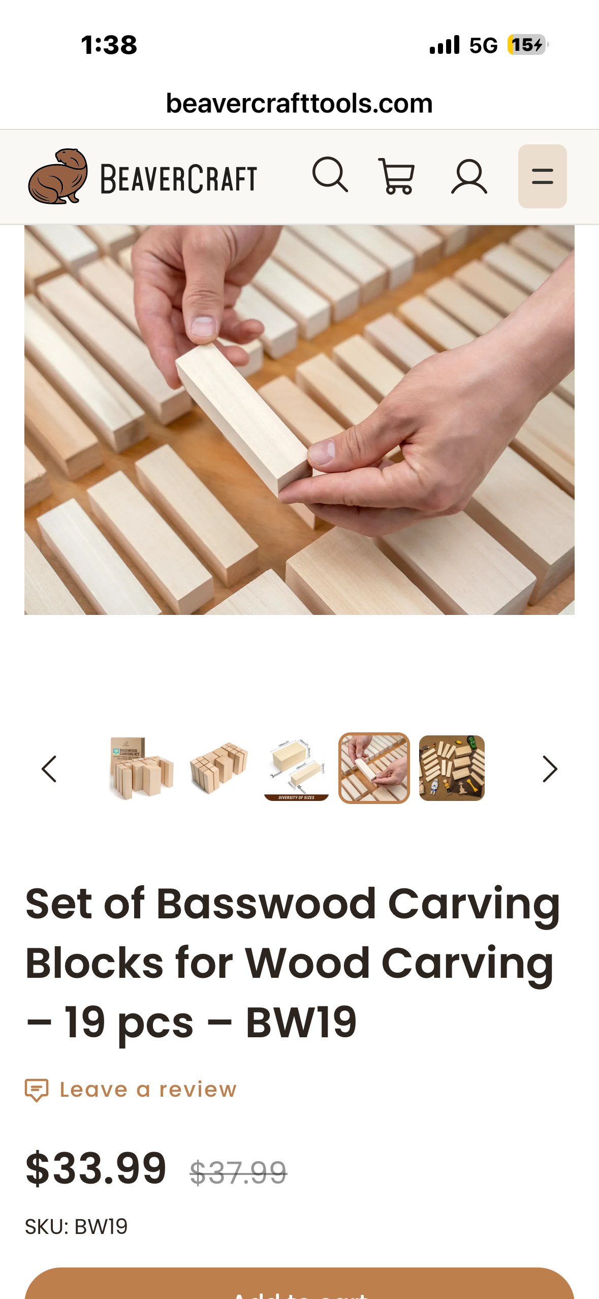 Falling in Art Basswood Carving Blocks, 19Pcs Whittling Wood Carving Kit, Carving Wooden Blocks for Crafting, Ideal for Beginners and Professional Artists(4 * 2 * 2 3pc& 4 * 1 * 1 16pc)