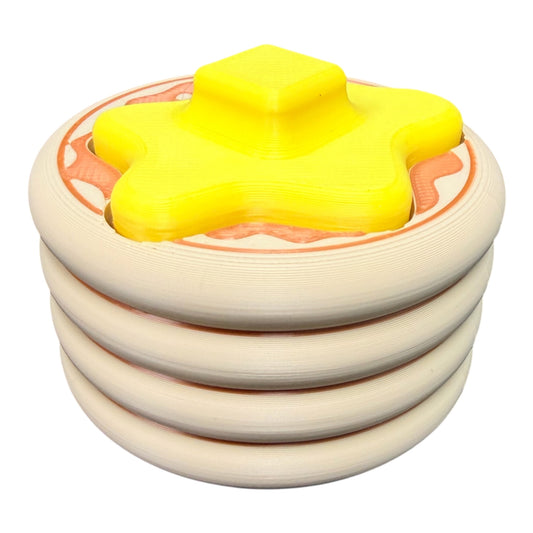 Stack of Pancakes Clicker/Clicky Fidget (Clicky & Silent Options)