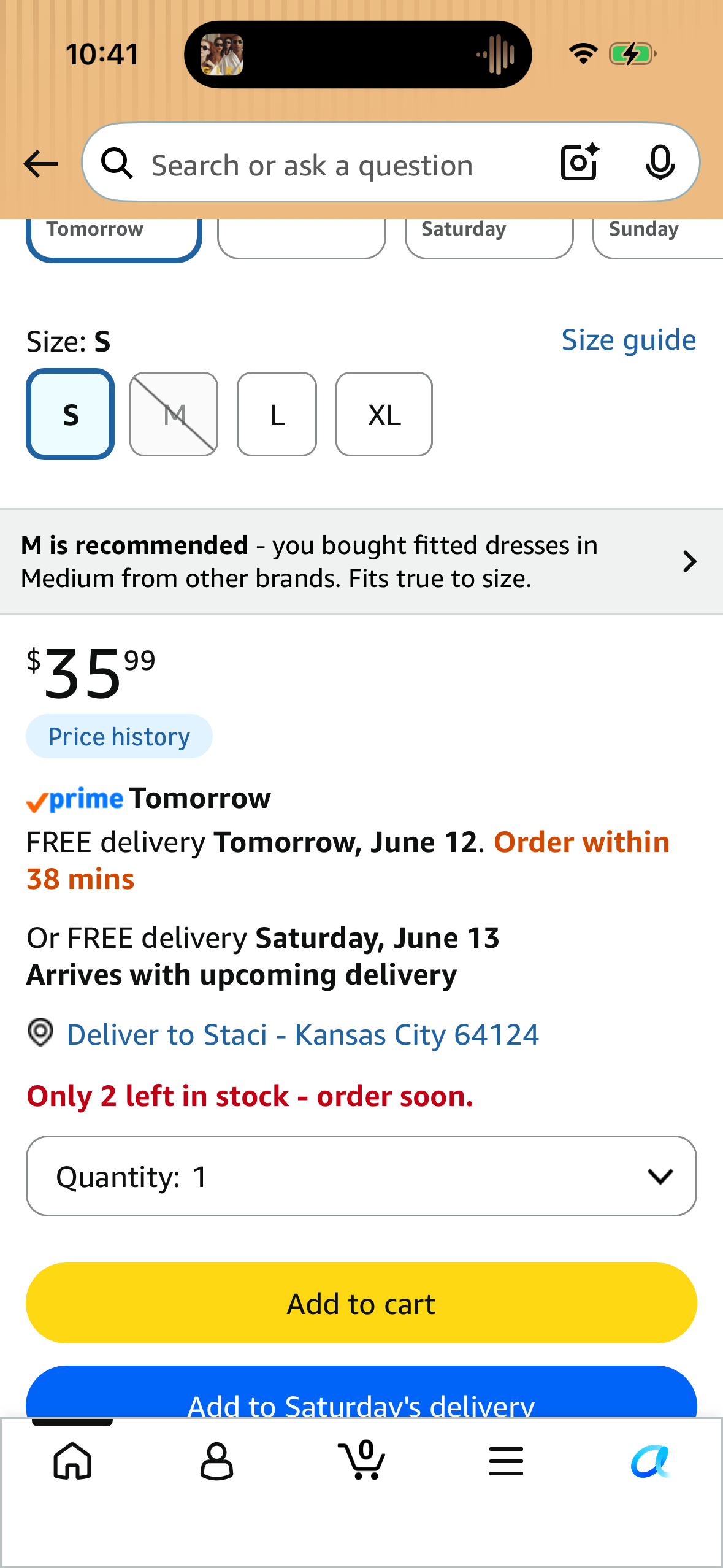 My Bump Women's Cold Shoulder Fitted Maternity Dress W/Side Ruched (Size Small)