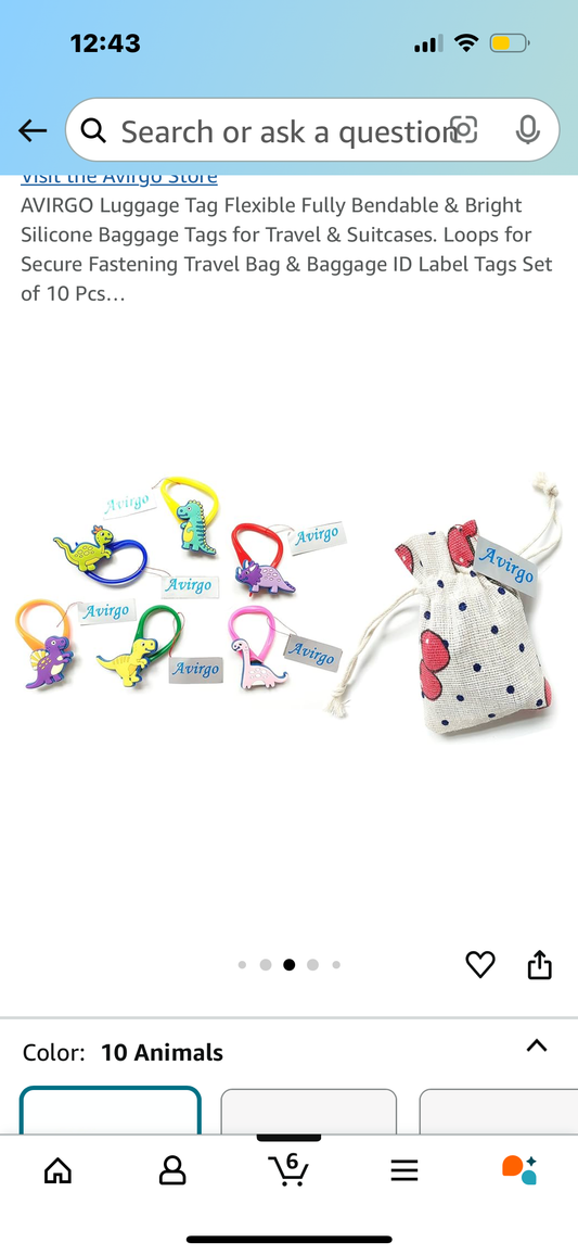 Luggage Tag Flexible Fully Bendable & Bright Silicone Baggage Tags for Travel & Suitcases. Loops for Secure Fastening Travel Bag & Baggage ID Label Tags Set of 10 Pcs