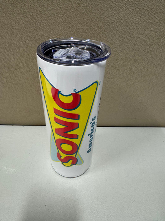 Sonic Themed Stainless Steel Tumbler