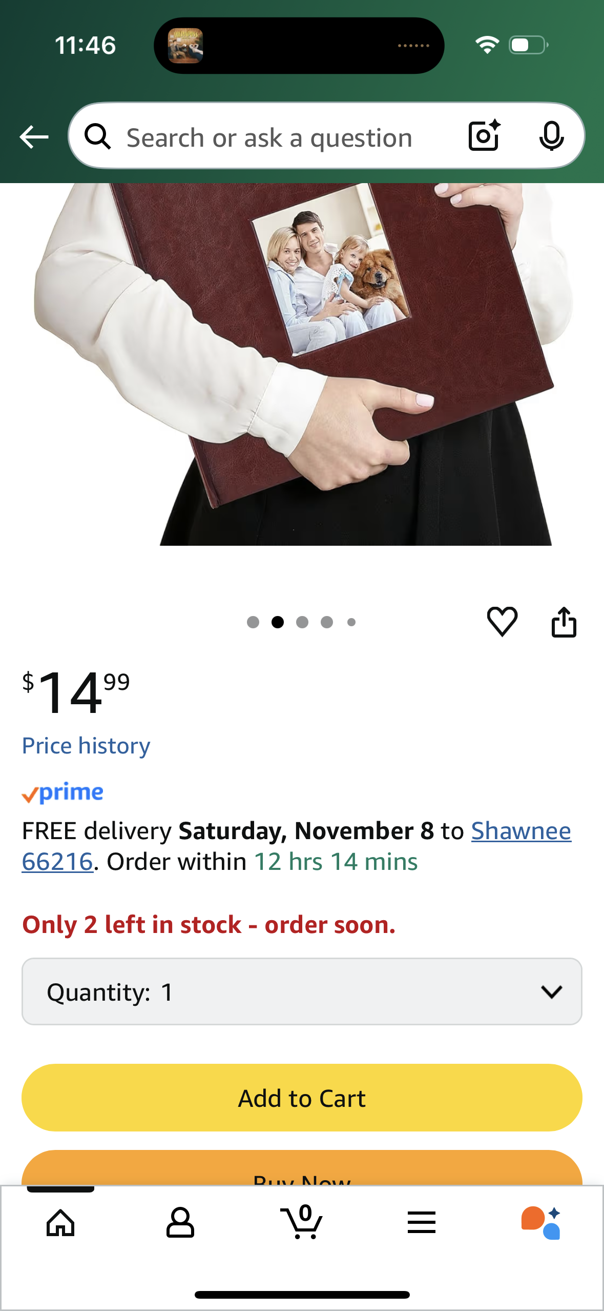 Leather Scrapbook Album DIY Set Scrap Book Album Hardcover Pictures Book 10.5"x10.5"