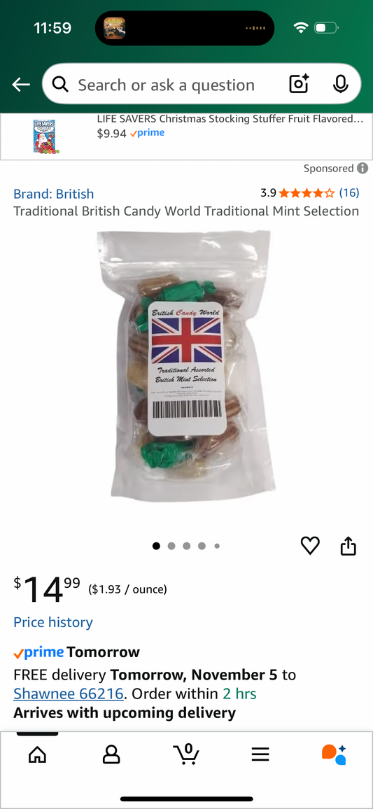 Traditional British Candy World Traditional Mint Selection