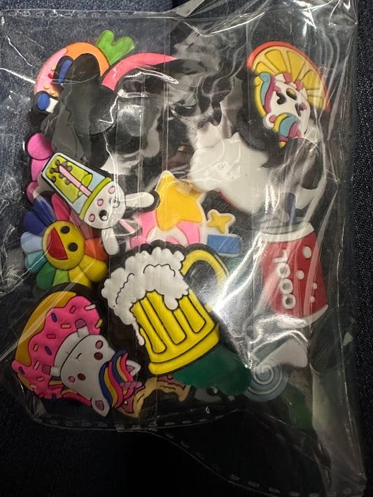 Shoe Charms for Girls Boys: 28 Pack Random Different Cute Shoe Decoration Charms