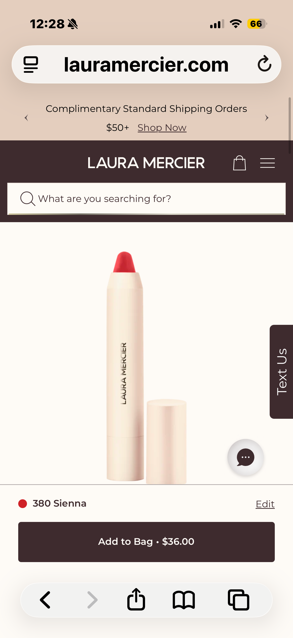 Laura Mercier Petal Soft Lipstick Crayon, 24HR Lip Softening Hydration, 12HR Sheer Matte Lip Color, Comfortable Weightless Wear, Diffused, Blurred Effect SIENNA