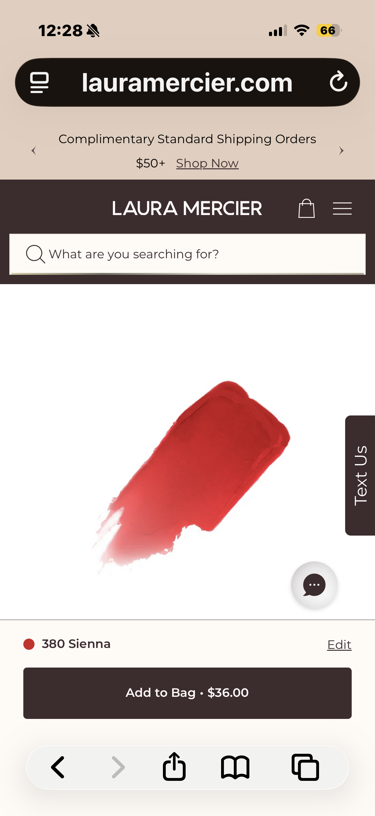 Laura Mercier Petal Soft Lipstick Crayon, 24HR Lip Softening Hydration, 12HR Sheer Matte Lip Color, Comfortable Weightless Wear, Diffused, Blurred Effect SIENNA