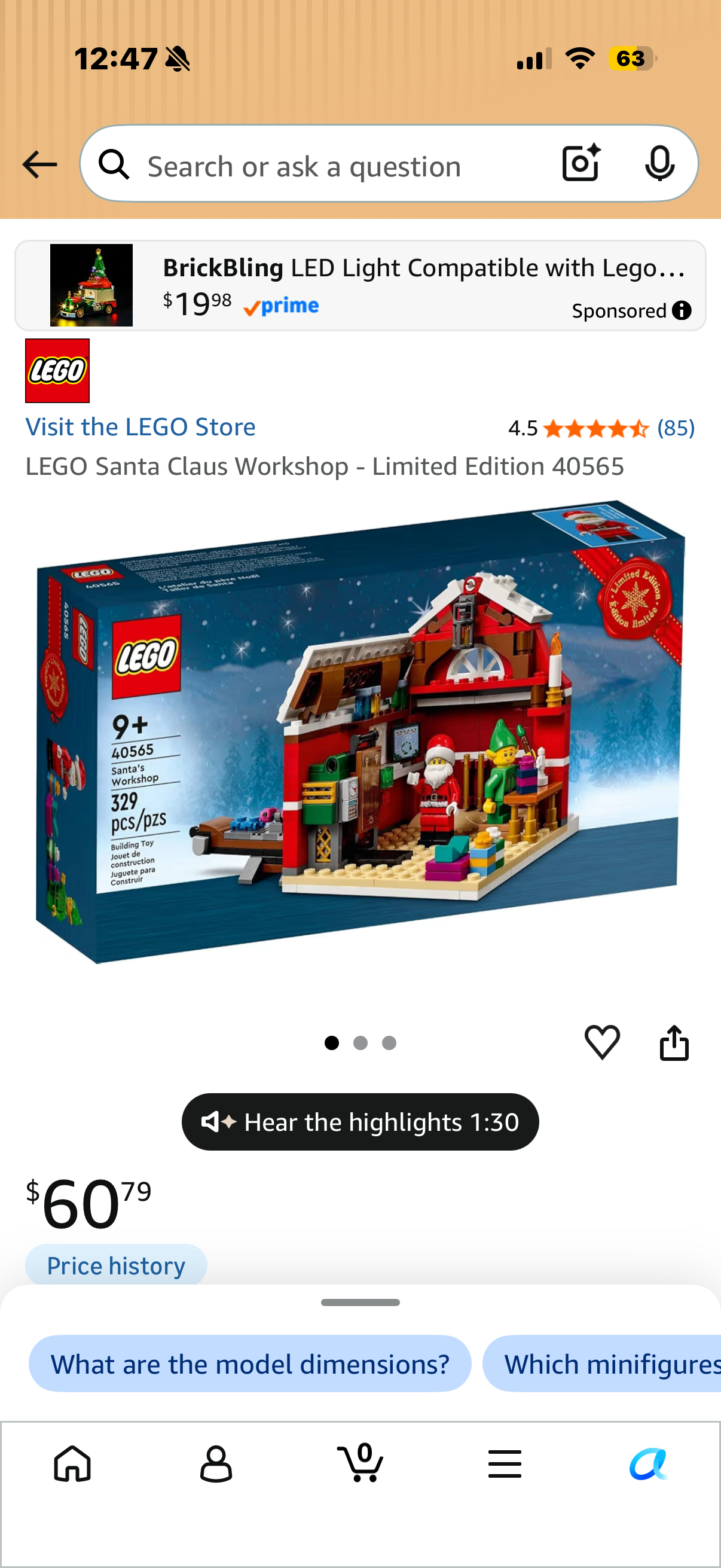 LEGO Santa Claus Workshop - Limited Edition 40565