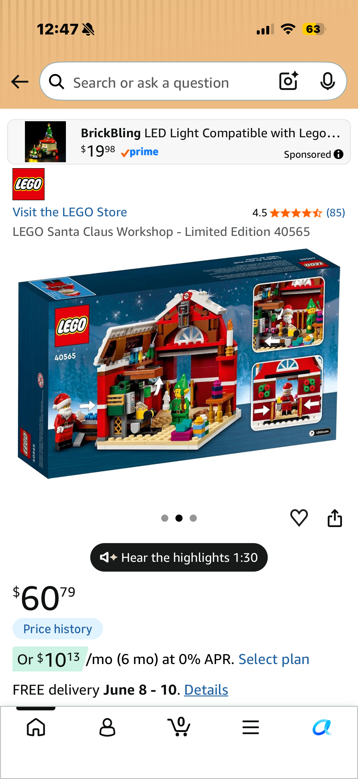 LEGO Santa Claus Workshop - Limited Edition 40565