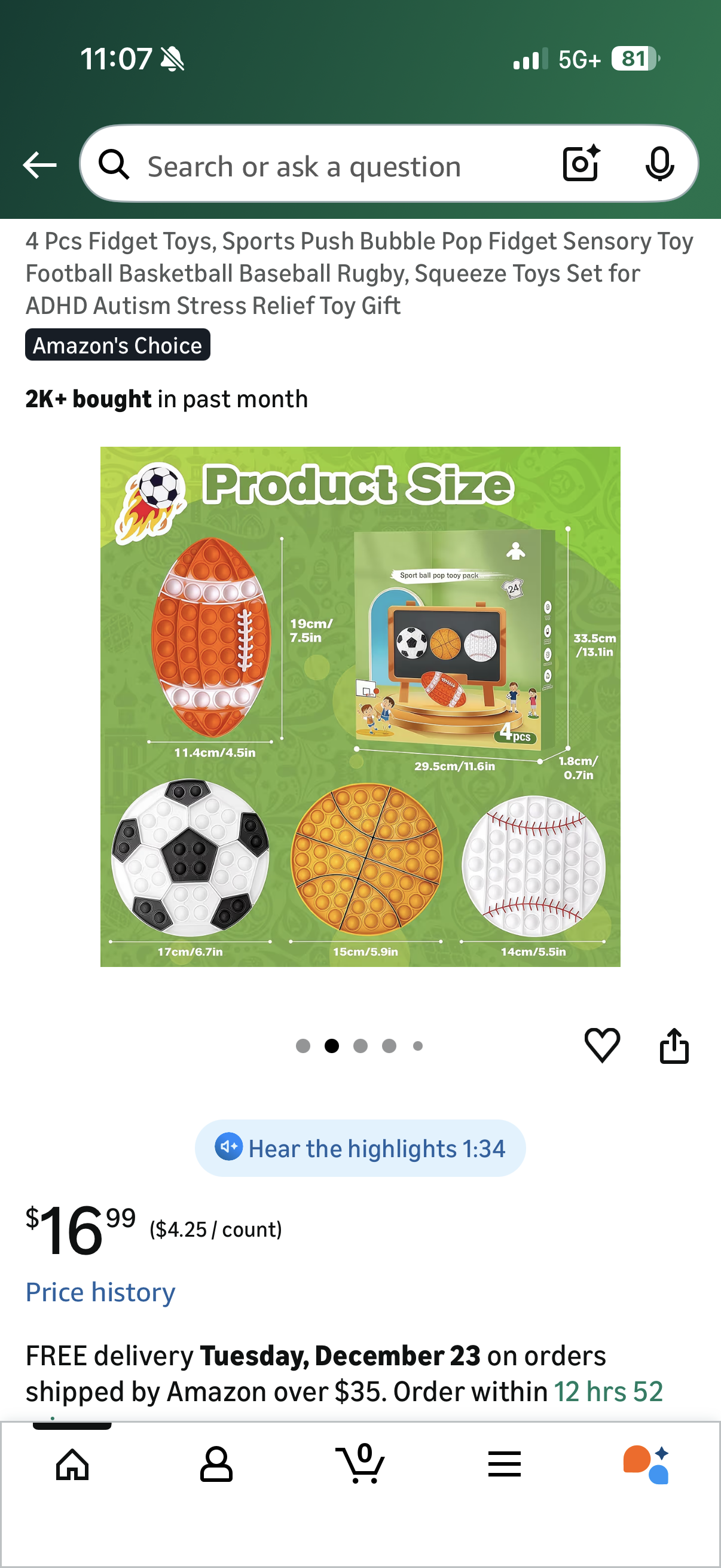 4 Pcs Fidget Toys, Sports Push Bubble Pop Fidget Sensory Toy Football Basketball Baseball Rugby, Squeeze Toys Set for ADHD Autism Stress Relief Toy Gift