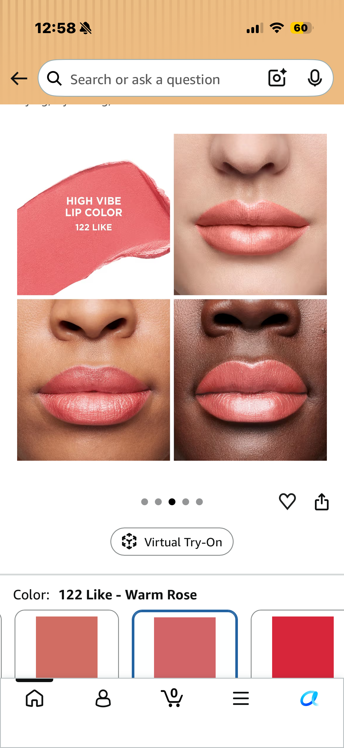 Laura Mercier High Vibe Lip Color, 6HR Long Lasting Lipstick, Lightweight and Comfortable Smooth Wear, Non-Drying, Hydrating, Luminous Shine LIKE