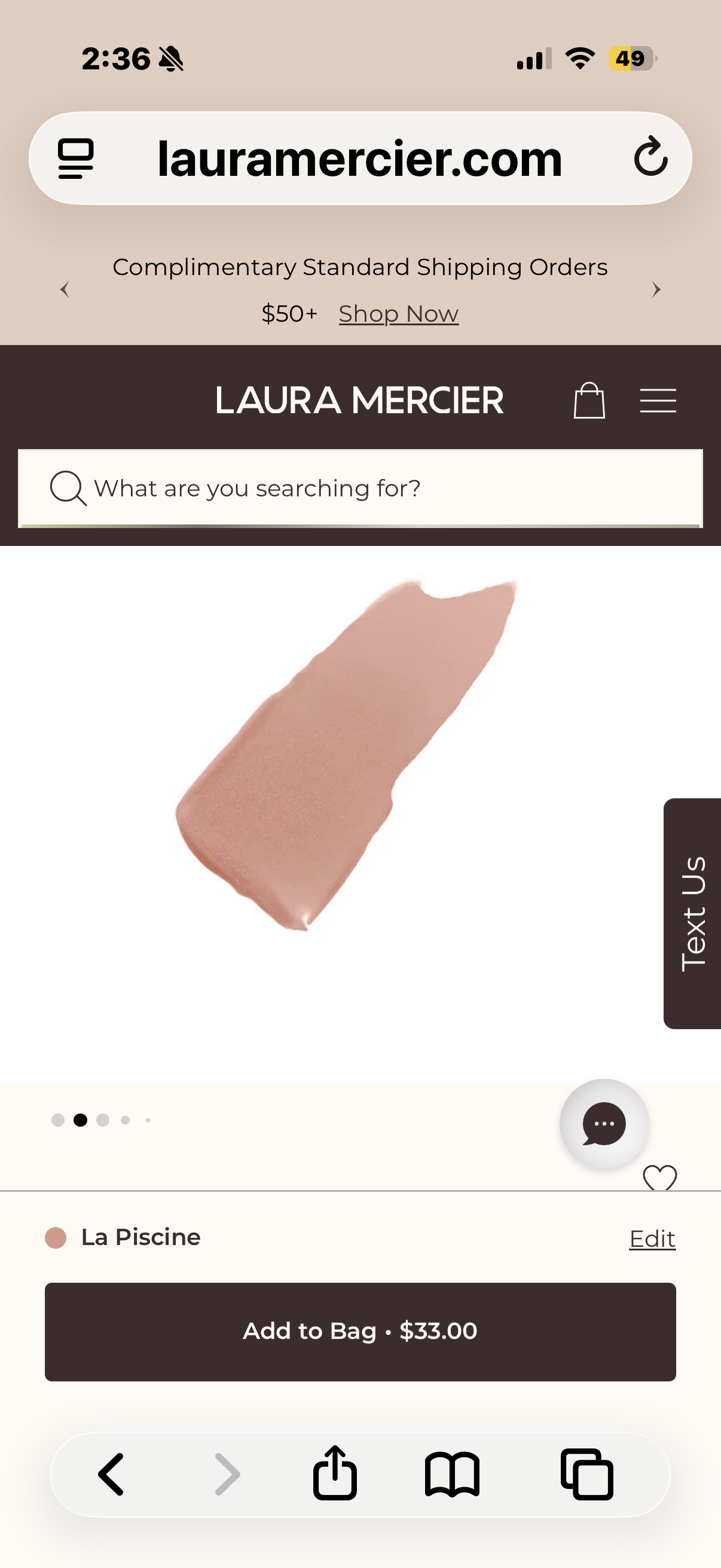 Laura Mercier Tinted Moisturizer Blush: Long Lasting Cream Blush, Lightweight, Buildable Coverage, 12 HR Hydrating Wear, Crème and Shimmer Finishes, Cheek Tint LA PISCINE
