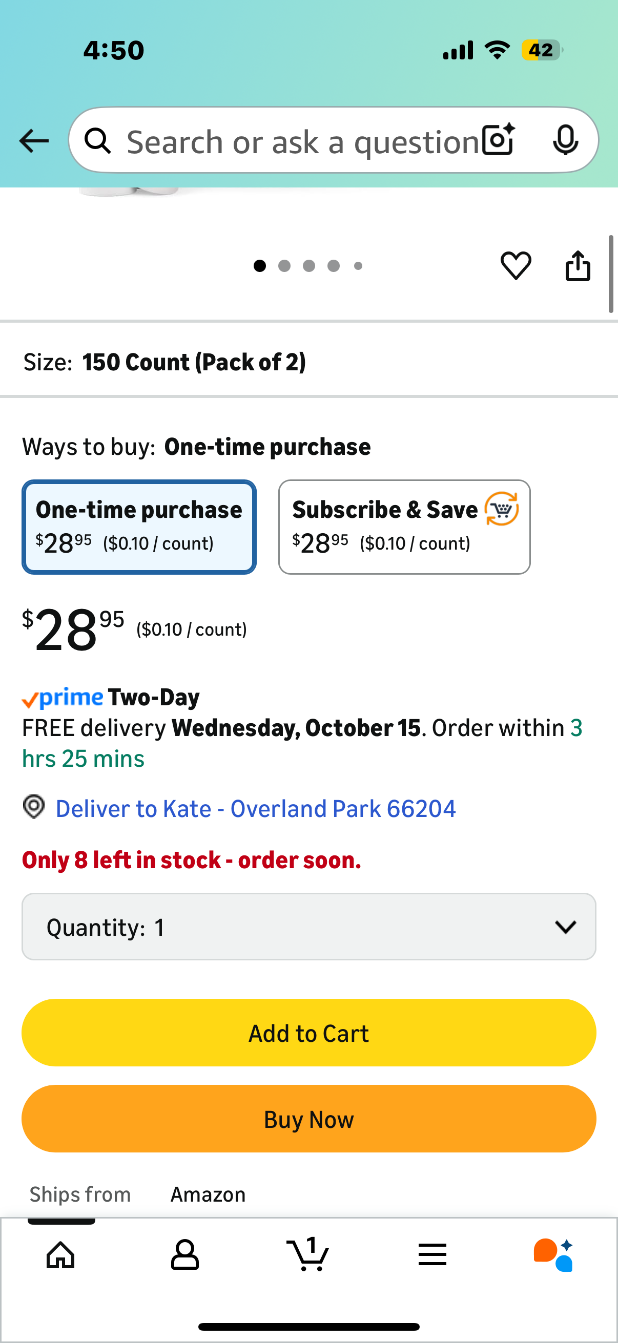 2 Pack mWaylo 2 Pack KI Potassium Iodide Tablets - 130 mg per Tablet, 300 Count, Made in USA, cGMP Certified