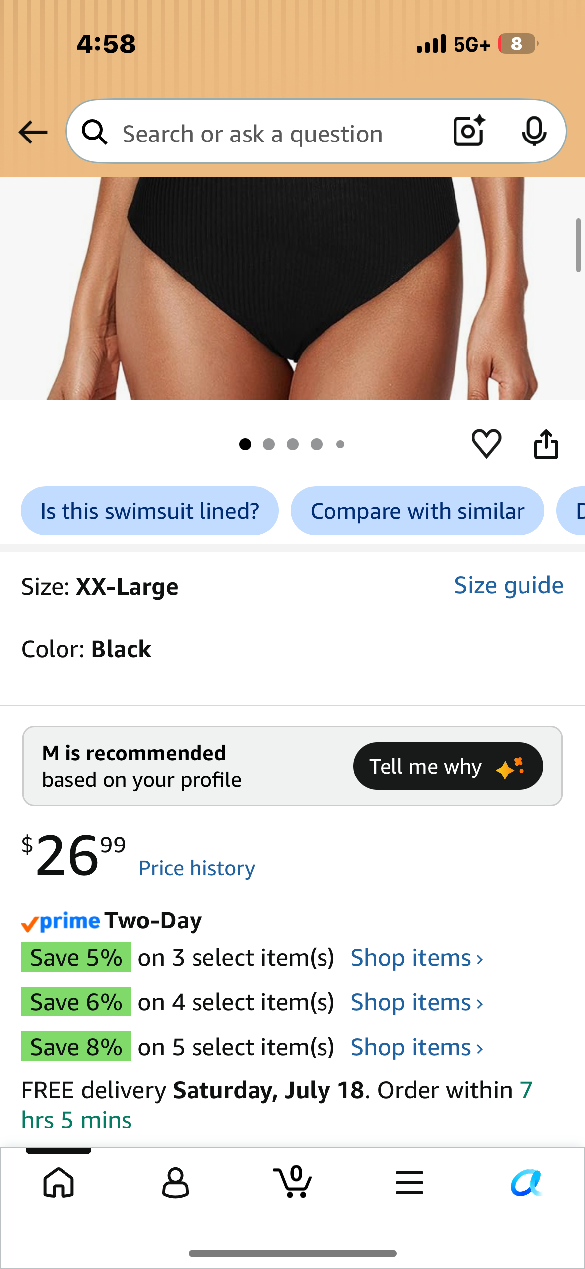 Aleumdr Women's One Piece Swimsuit Ruffle Tummy Control Bathing Suits Color Block Ribbed Swimwear, Hot Pink (Size Large)