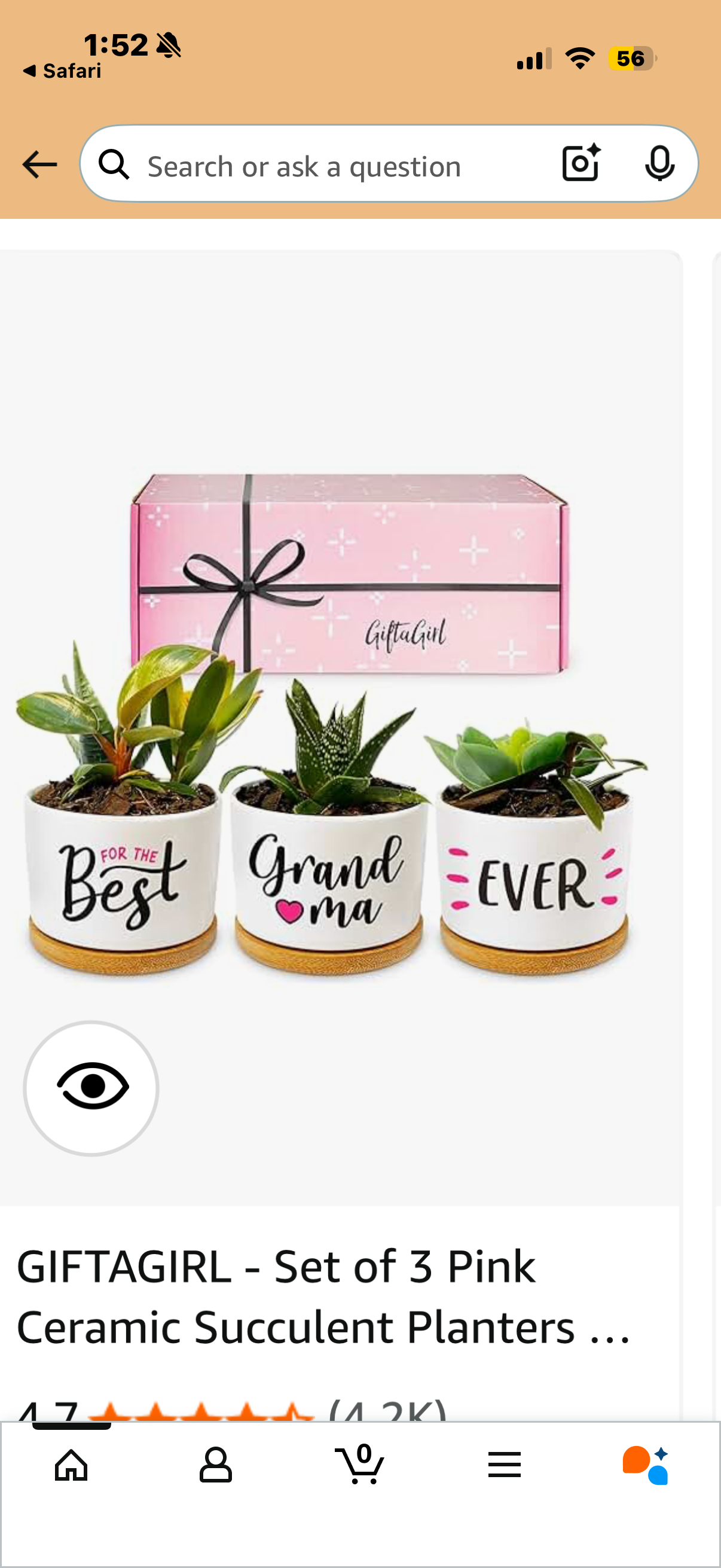 GIFTAGIRL Plant pots - Succulent Plant Pots
