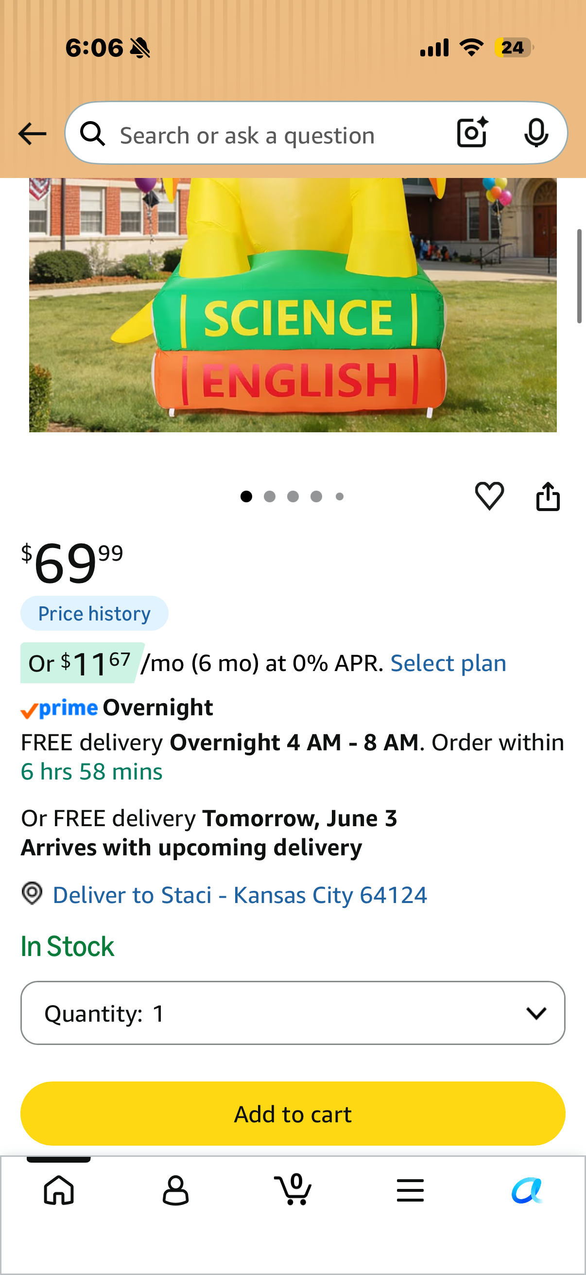 COMIN 8.2 FT Back to School Outdoor Inflatable Decorations, Inflatable Dinosaur Decorations with Built-in LED Lights for Patio Garden Outdoor Lawn