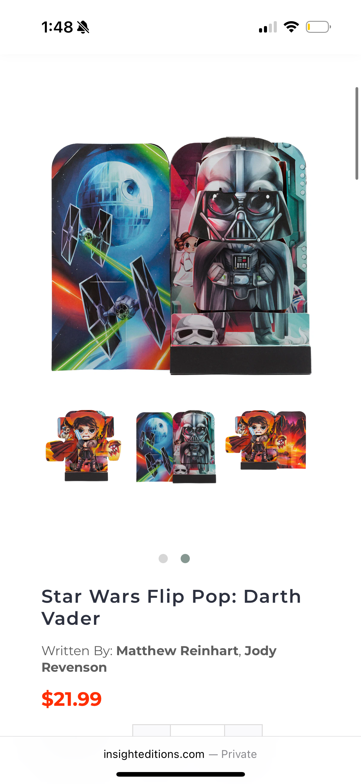 Star Wars Flip Pop: Darth Vader