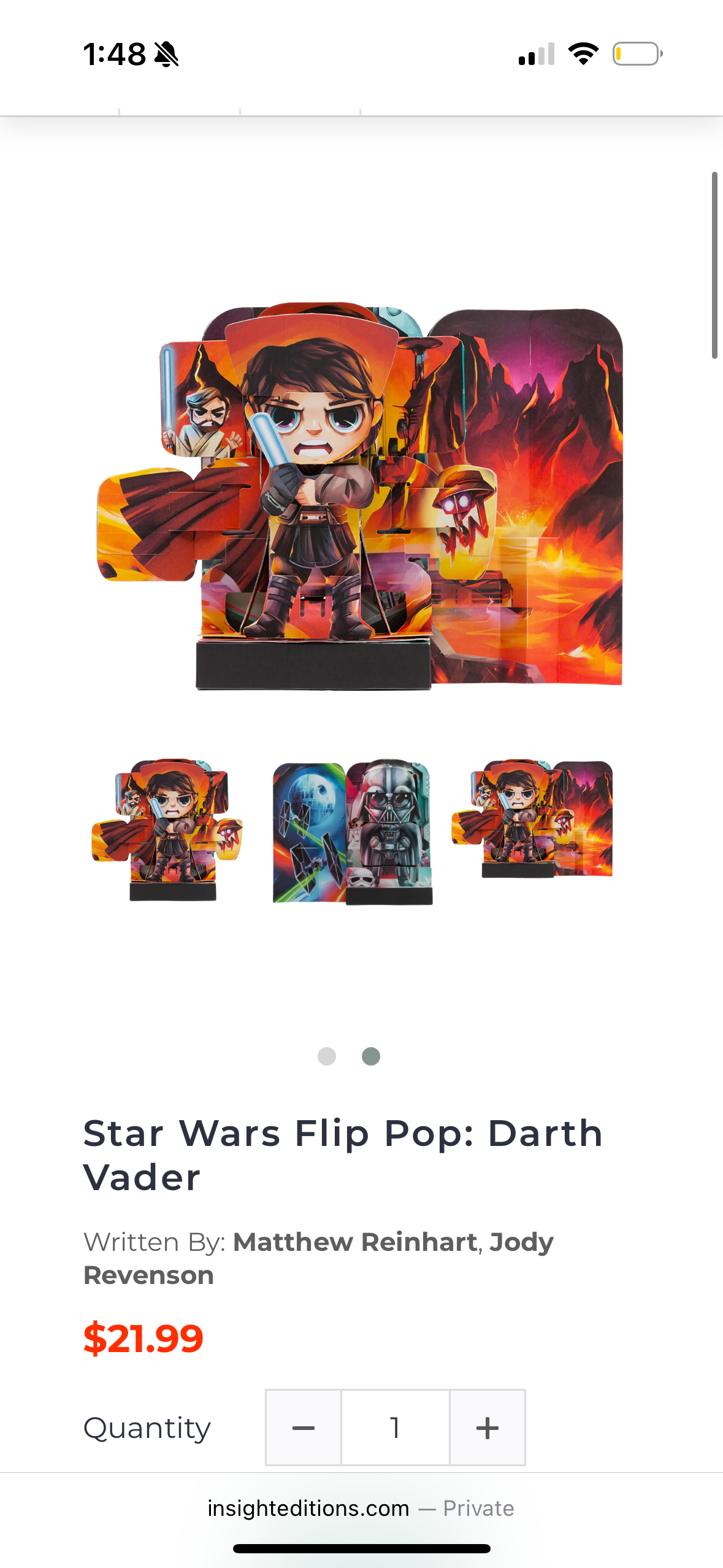 Star Wars Flip Pop: Darth Vader