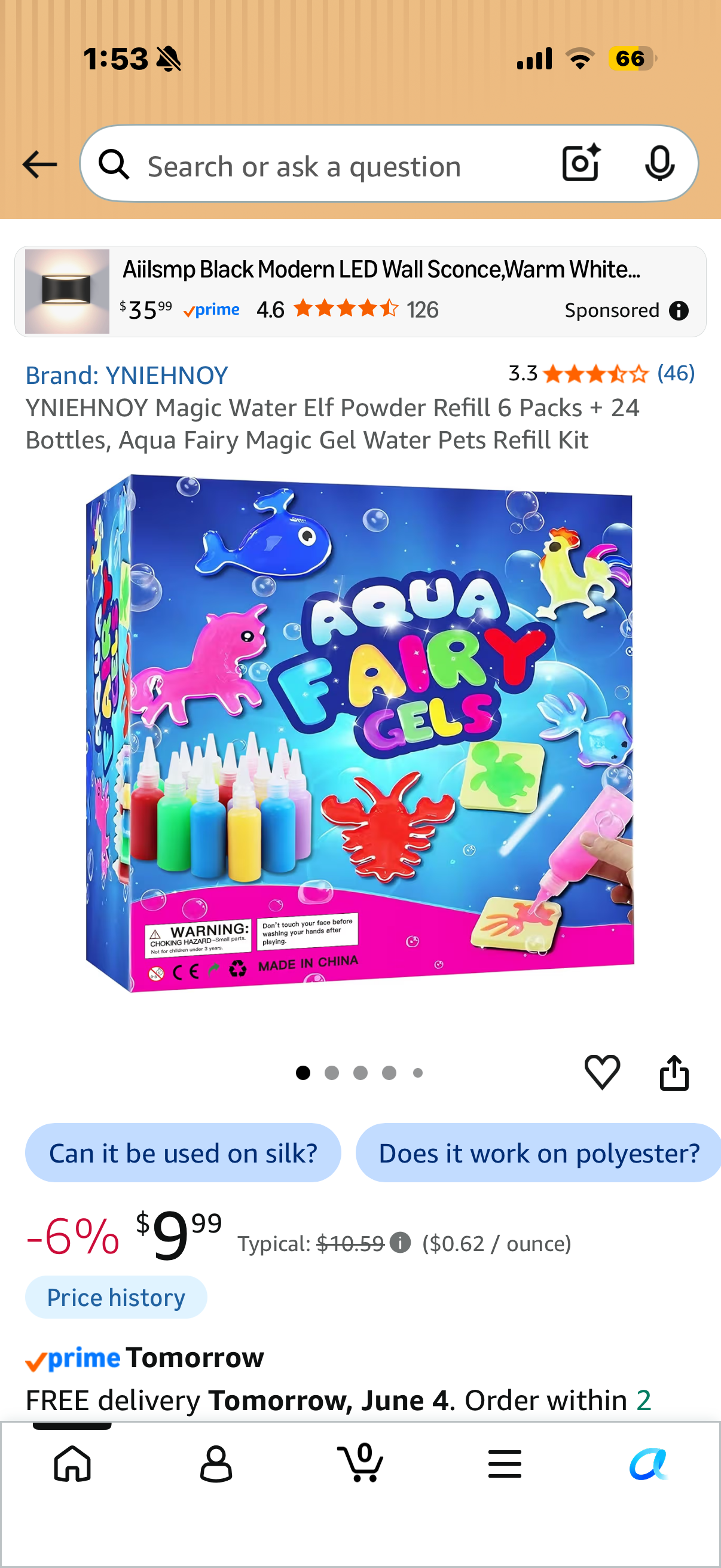 Magic Water Elf Powder Refill 6 Packs + 24 Bottles, Aqua Fairy Magic Gel Water Pets Refill Kit