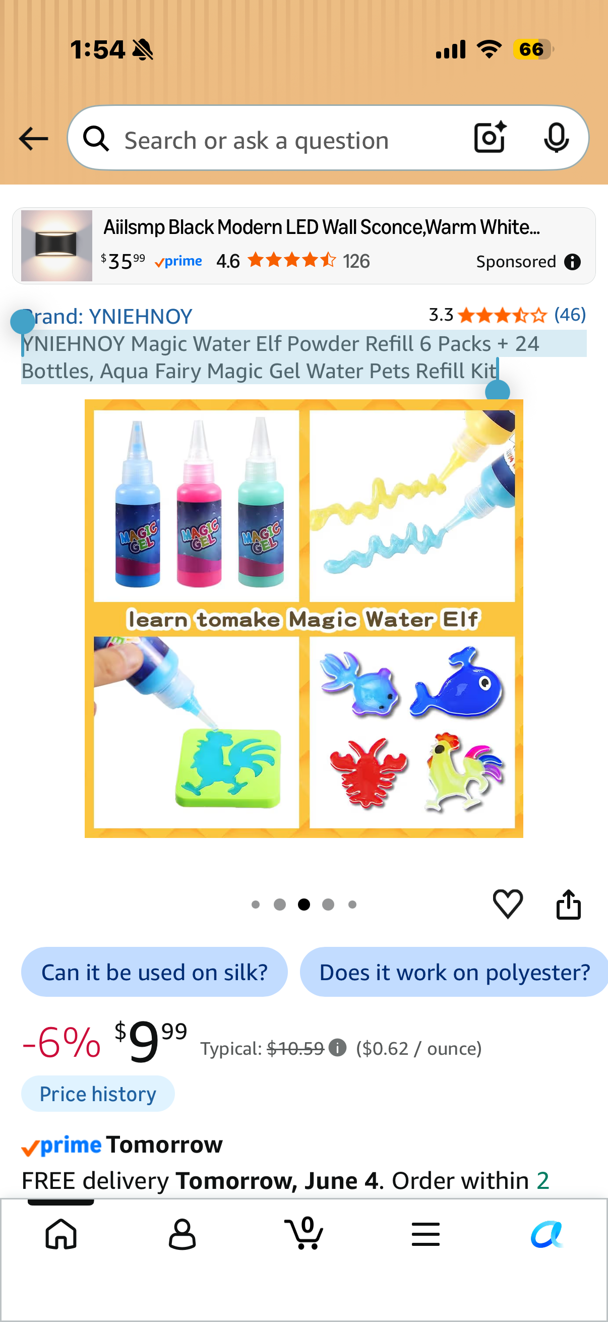 Magic Water Elf Powder Refill 6 Packs + 24 Bottles, Aqua Fairy Magic Gel Water Pets Refill Kit