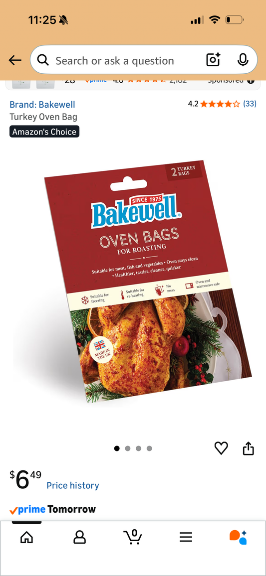 Turkey Oven Bag