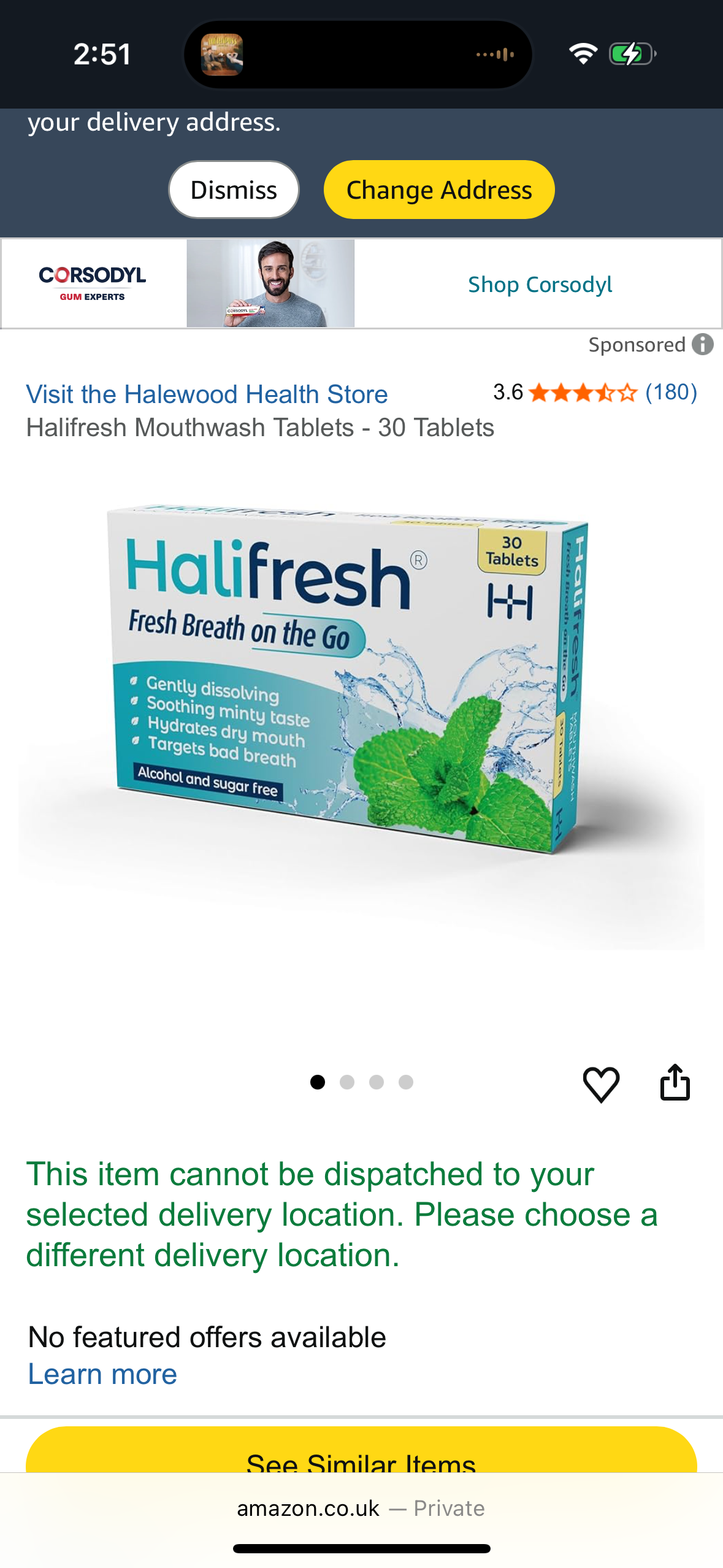 Halifresh Mouthwash Tablets - 30 Tablets