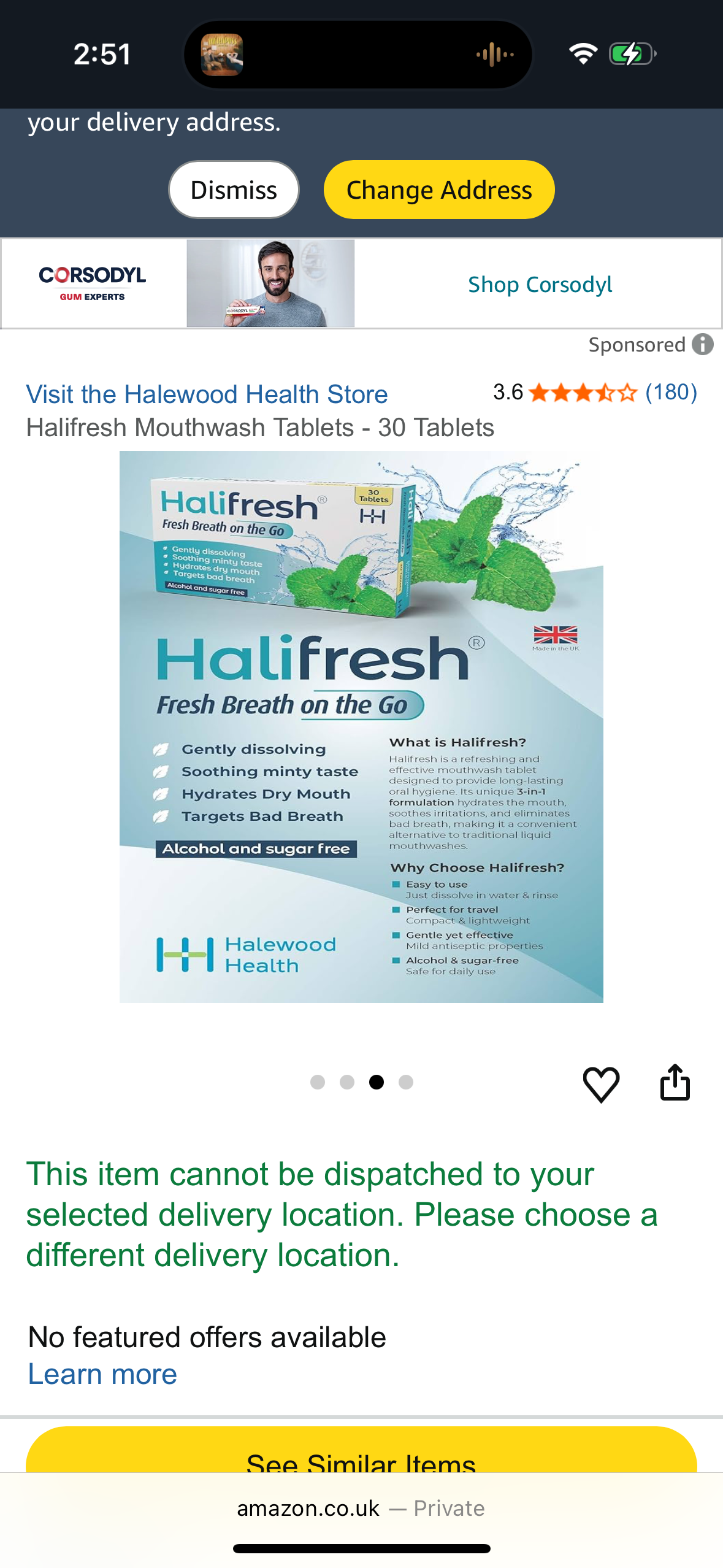 Halifresh Mouthwash Tablets - 30 Tablets