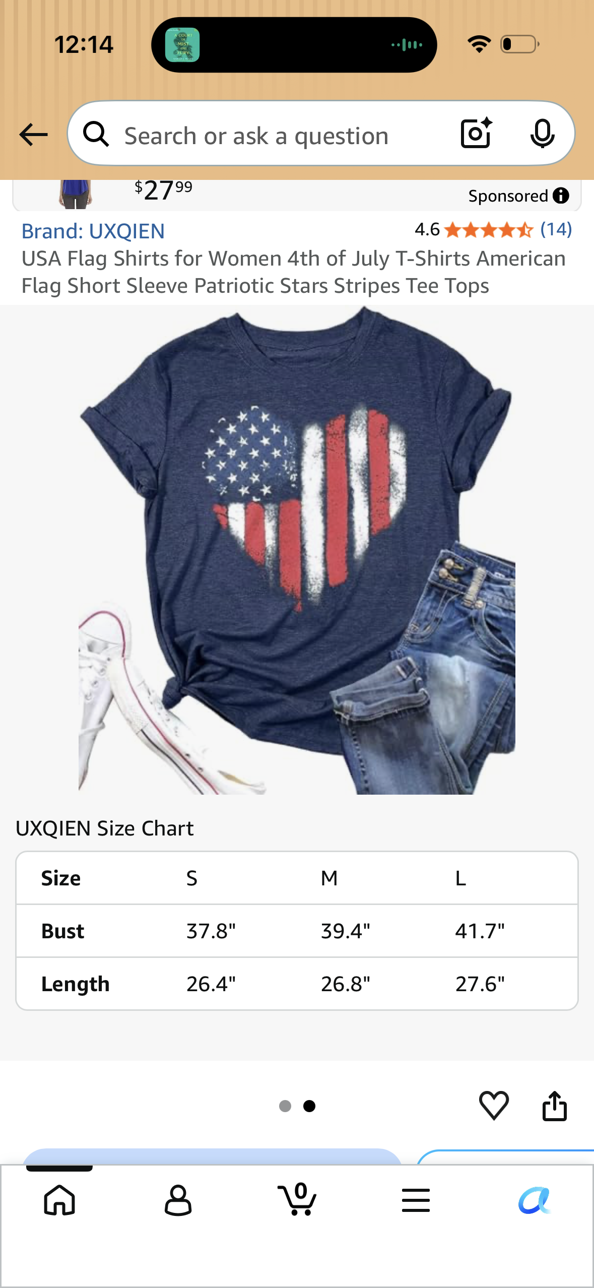 USA Flag Shirts for Women 4th of July T-Shirts American Flag Short Sleeve Patriotic Stars Stripes Tee Tops (Size Small)
