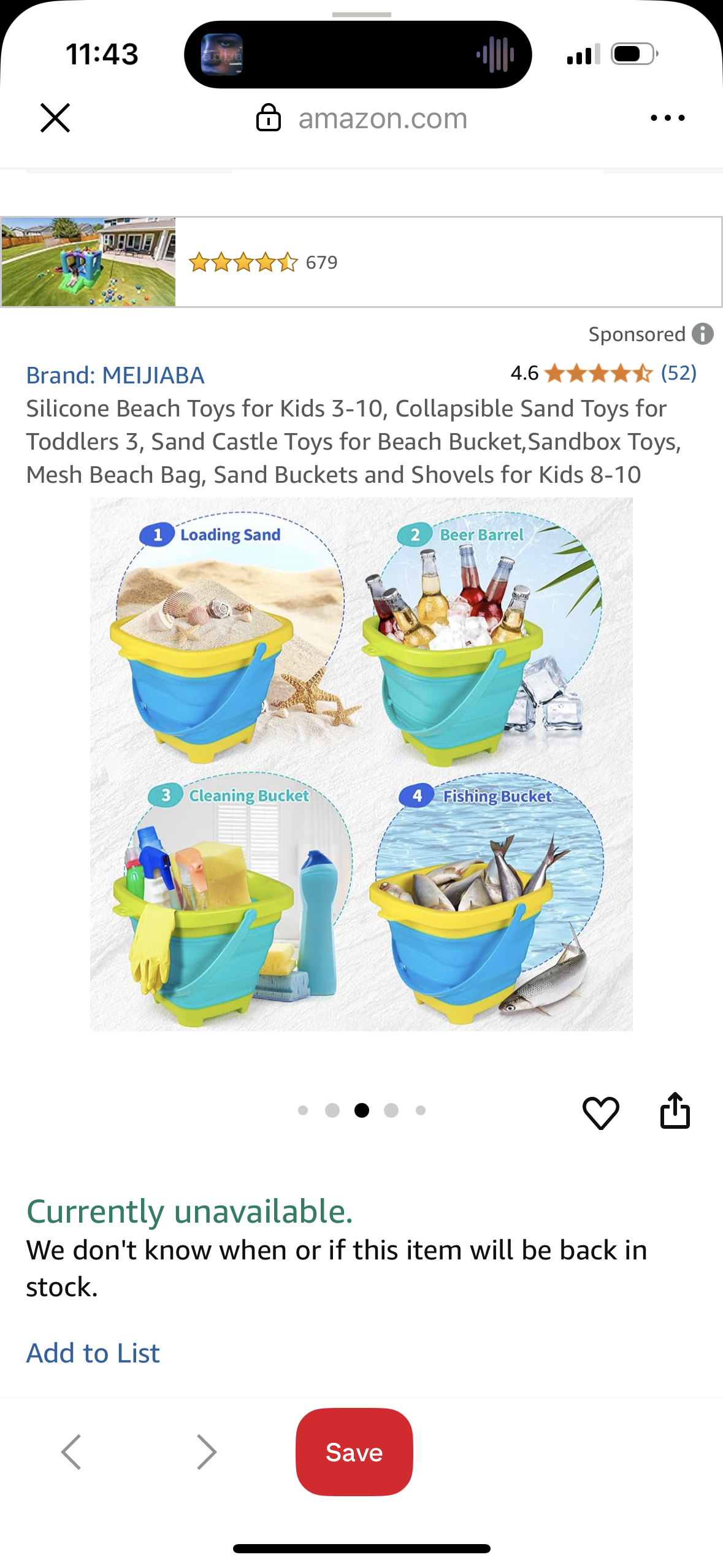 Silicone Beach Toys for Kids 3-10, Collapsible Sand Toys for Toddlers 3, Sand Castle Toys for Beach Bucket,Sandbox Toys, Mesh Beach Bag, Sand Buckets and Shovels for Kids 8-10