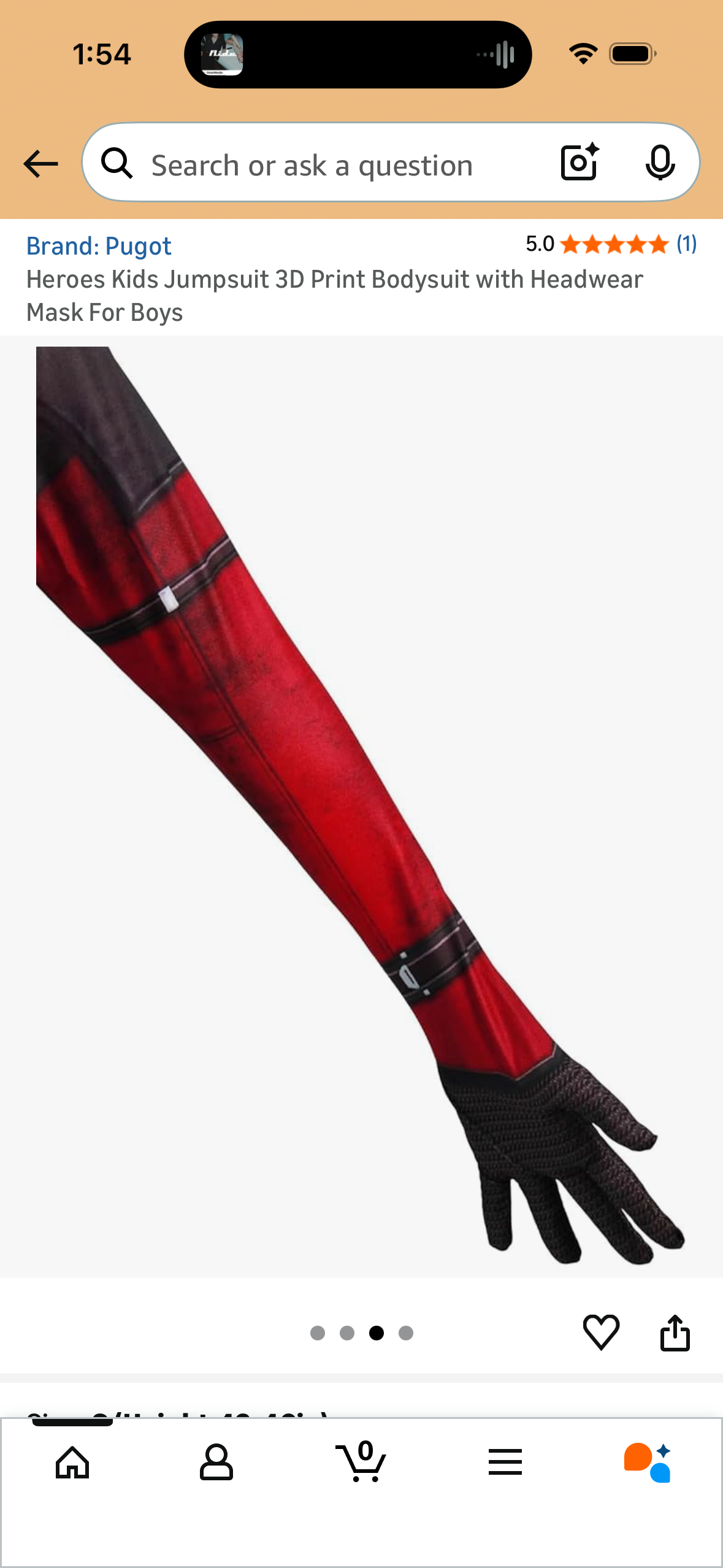 Heroes Kids Jumpsuit 3D Print Bodysuit with Headwear Mask For Boys (Sizes Small-Large Available)