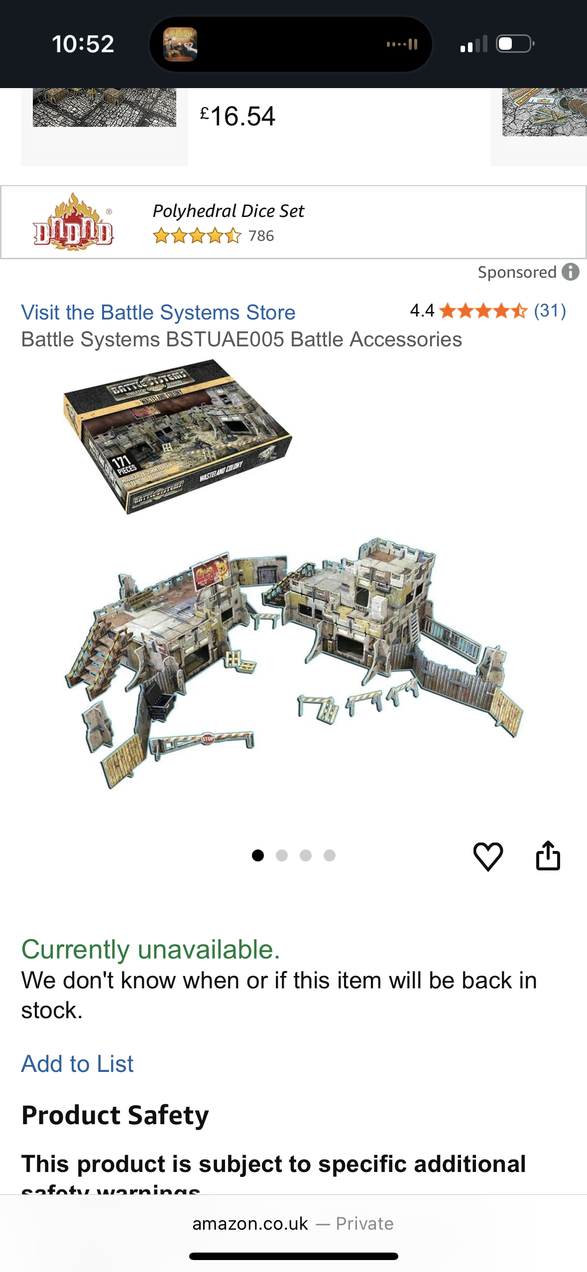 Battle Systems BSTUAE005 Battle Accessories