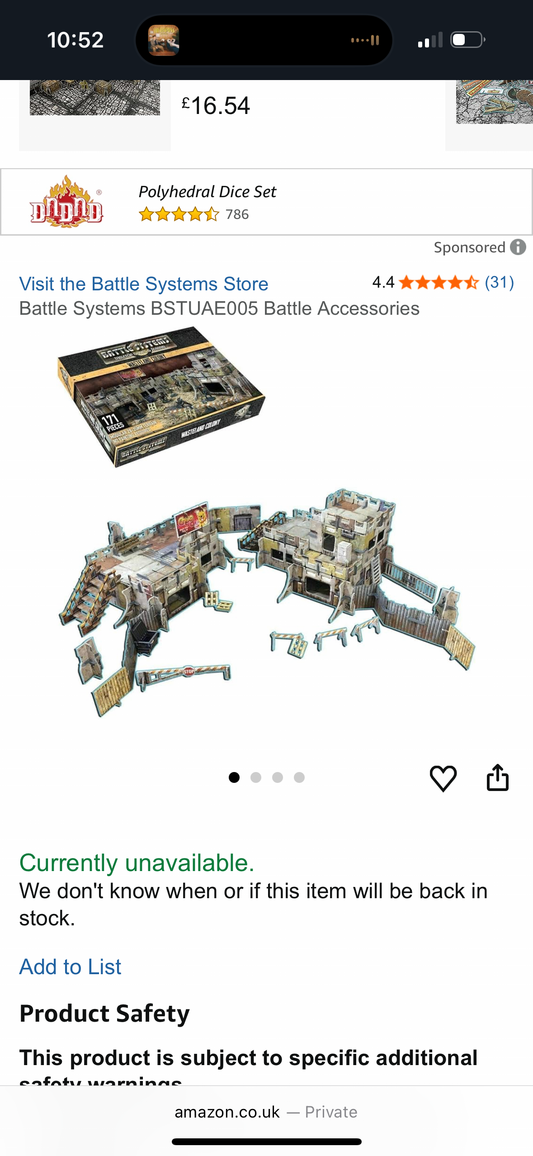 Battle Systems BSTUAE005 Battle Accessories