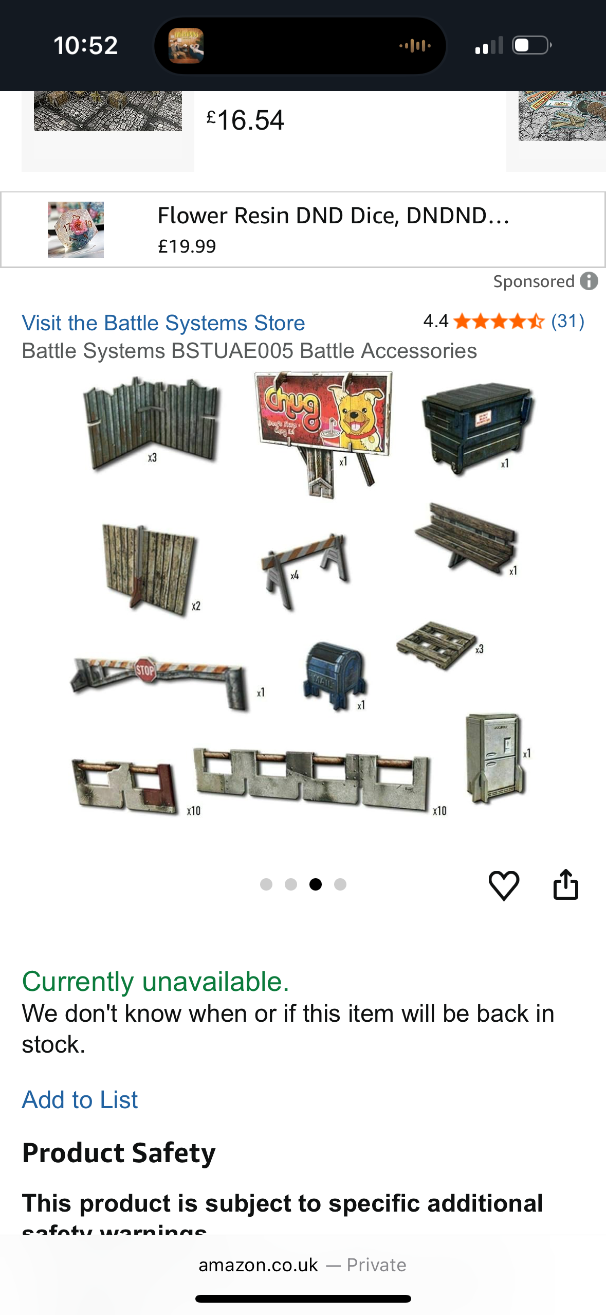 Battle Systems BSTUAE005 Battle Accessories