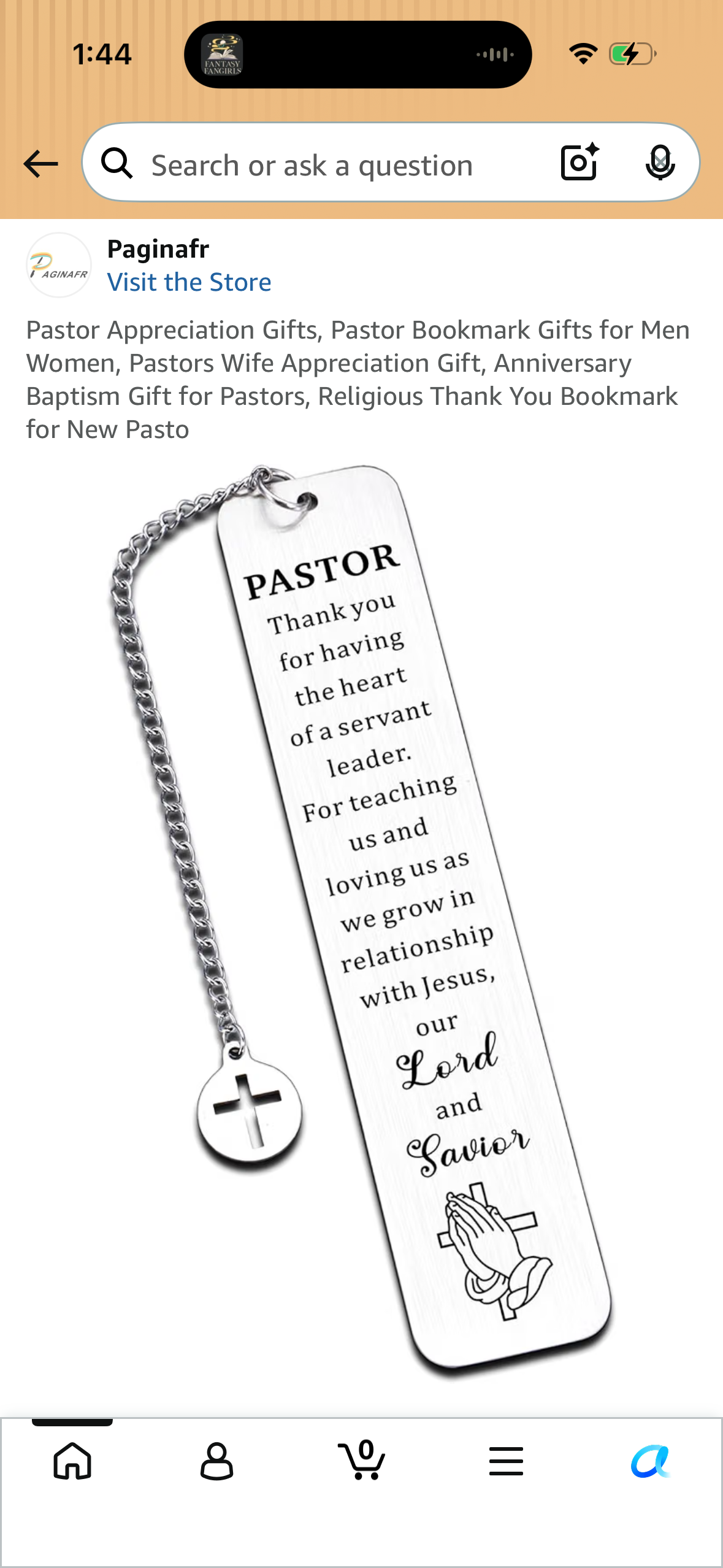 Pastor Appreciation Gifts, Pastor Bookmark Gifts for Men Women, Pastors Wife Appreciation Gift, Anniversary Baptism Gift for Pastors, Religious Thank You Bookmark