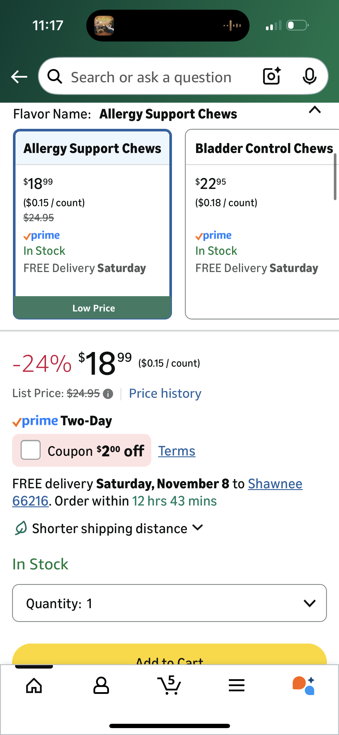 Dog Allergy Relief Chews - Dog Itching Skin Relief - Anti Itch - Skin Health - Hot Spot Treatment - Seasonal Allergy Support Supplements - Immune Chewable Treats - Turmeric, Quercetin