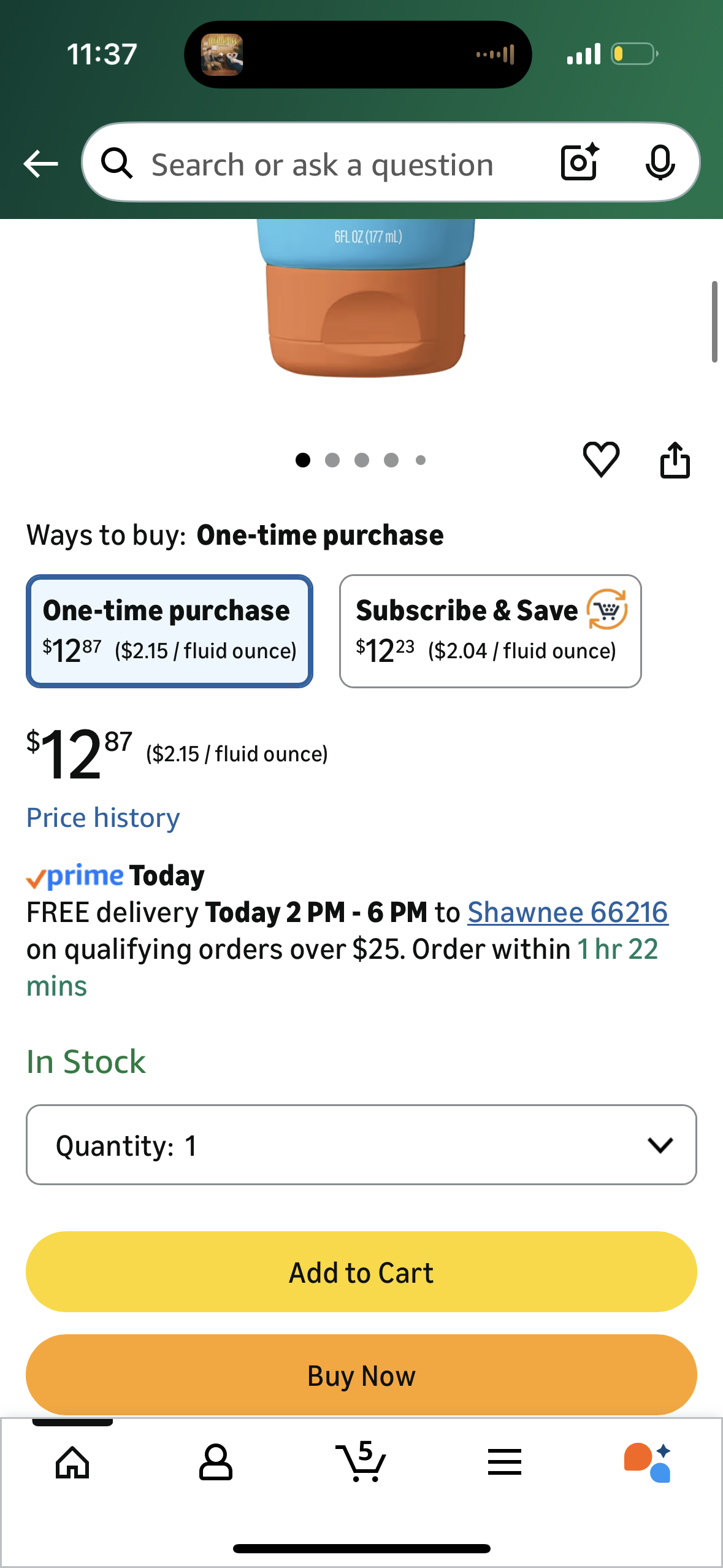 FemiClear® Ultra-Gentle Feminine Wash – Made with Lysine & Lemon Balm for Feminine Hygiene, Essentials for Vaginal Health (6FL oz)