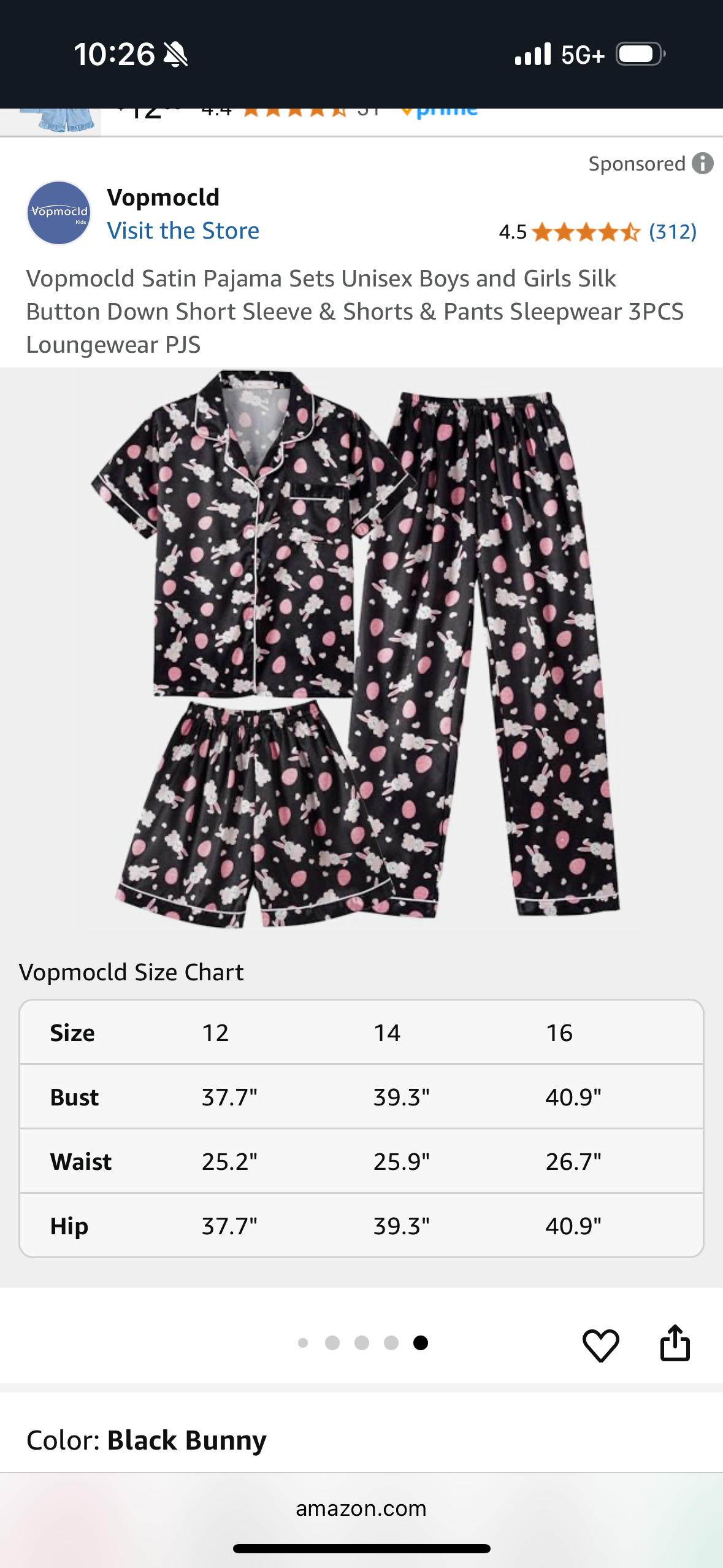 Vopmocld Satin Pajama Sets Unisex Boys and Girls Silk Button Down Short Sleeve & Shorts & Pants Sleepwear 3PCS Loungewear PJS Size 16
