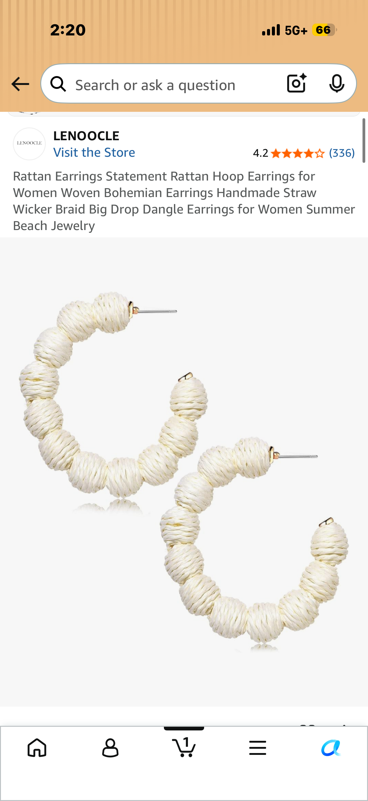 Rattan Earrings Statement Rattan Hoop Earrings for Women Woven Bohemian Earrings Handmade Straw Wicker Braid Big Drop Dangle Earrings for Women Summer Beach Jewelry