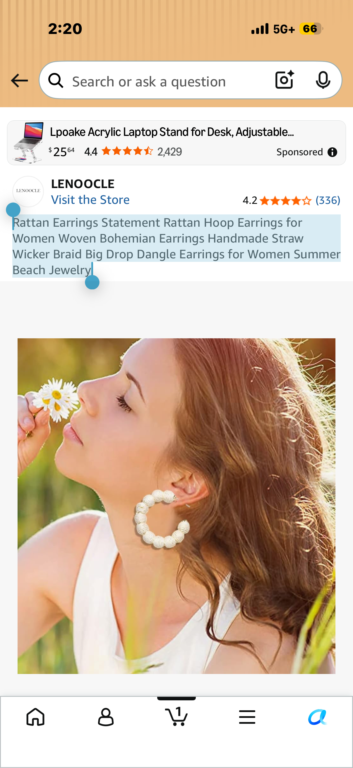 Rattan Earrings Statement Rattan Hoop Earrings for Women Woven Bohemian Earrings Handmade Straw Wicker Braid Big Drop Dangle Earrings for Women Summer Beach Jewelry