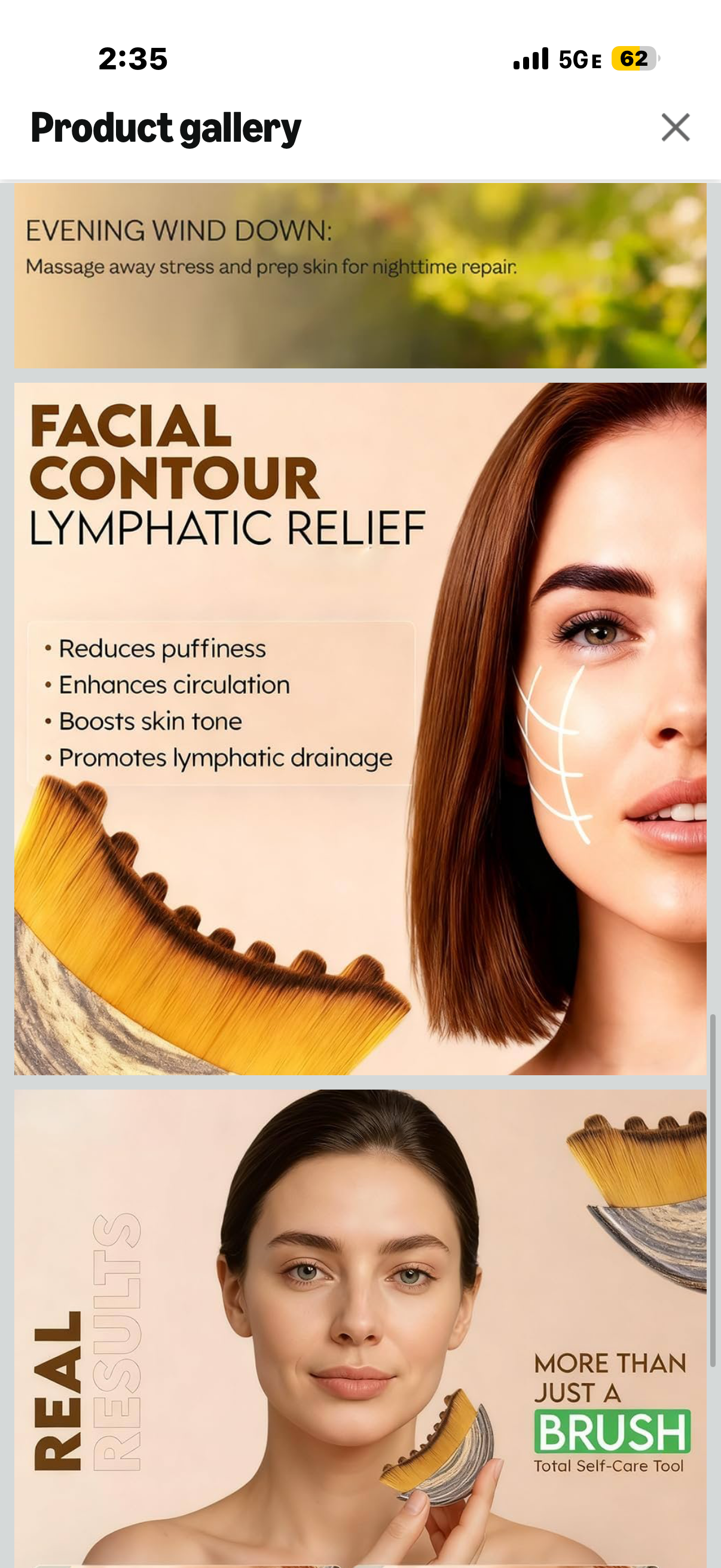 Aeki Lymphatic Contour Face Brush - Reduces Puffiness & Restores Definition, Aeki Lymphatic Face Brush, 100% Gentle & Soft on Skin | Naturally Sculpted Look,Aekii Facial Brush (1 Set