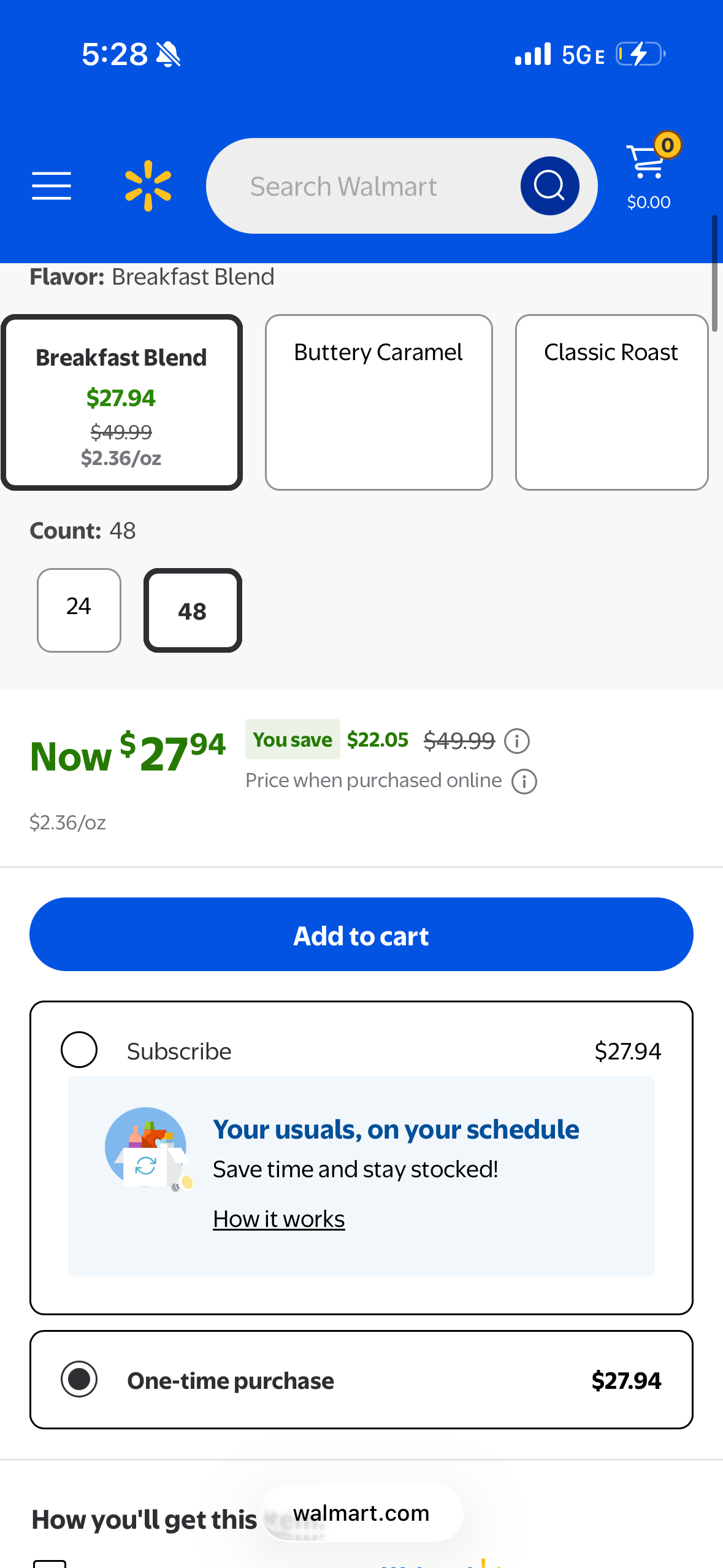 Folgers K Cups (Breakfast Blend, 12 Count (Pack of 4))