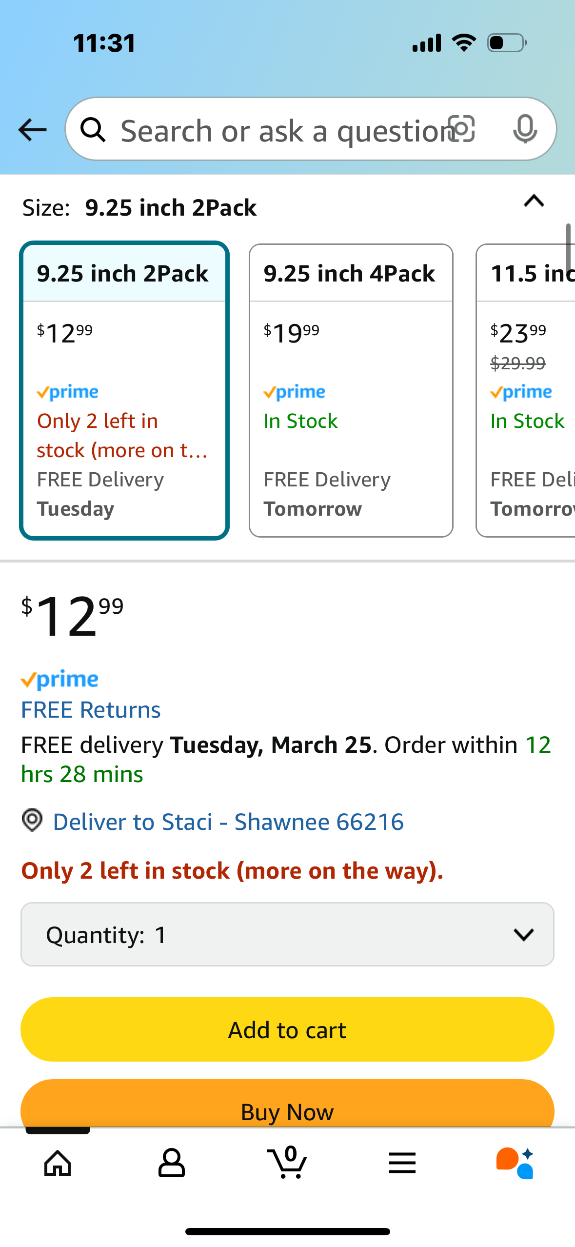 2 Pack Lazy Susan 9.25" Inch Turntable Organizer Pantry Organization and Storage Container Bins Spice Rack Cabinet Rotating Condiment for Pantry Kitchen Vanity Bathroom Jewelry Holder Clear