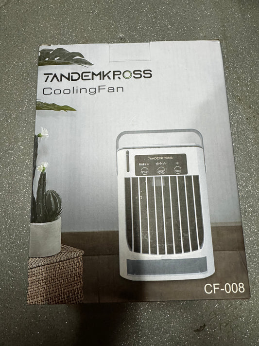 Portable Air Conditioner Cooling Fan, 500ML Rechargeable Mini Evaporative Air Cooler, 3 Wind Speeds Desktop Conditioners Fan